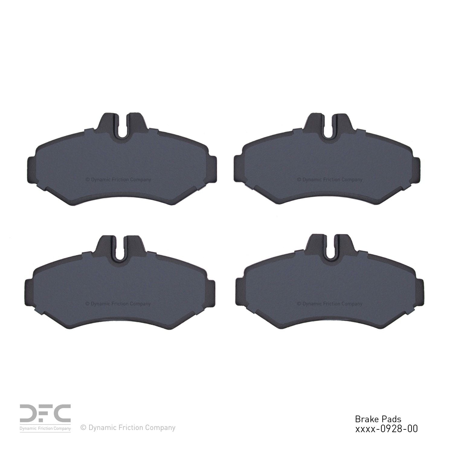 dynamic friction company disc brake pad set  frsport 1214-0928-00