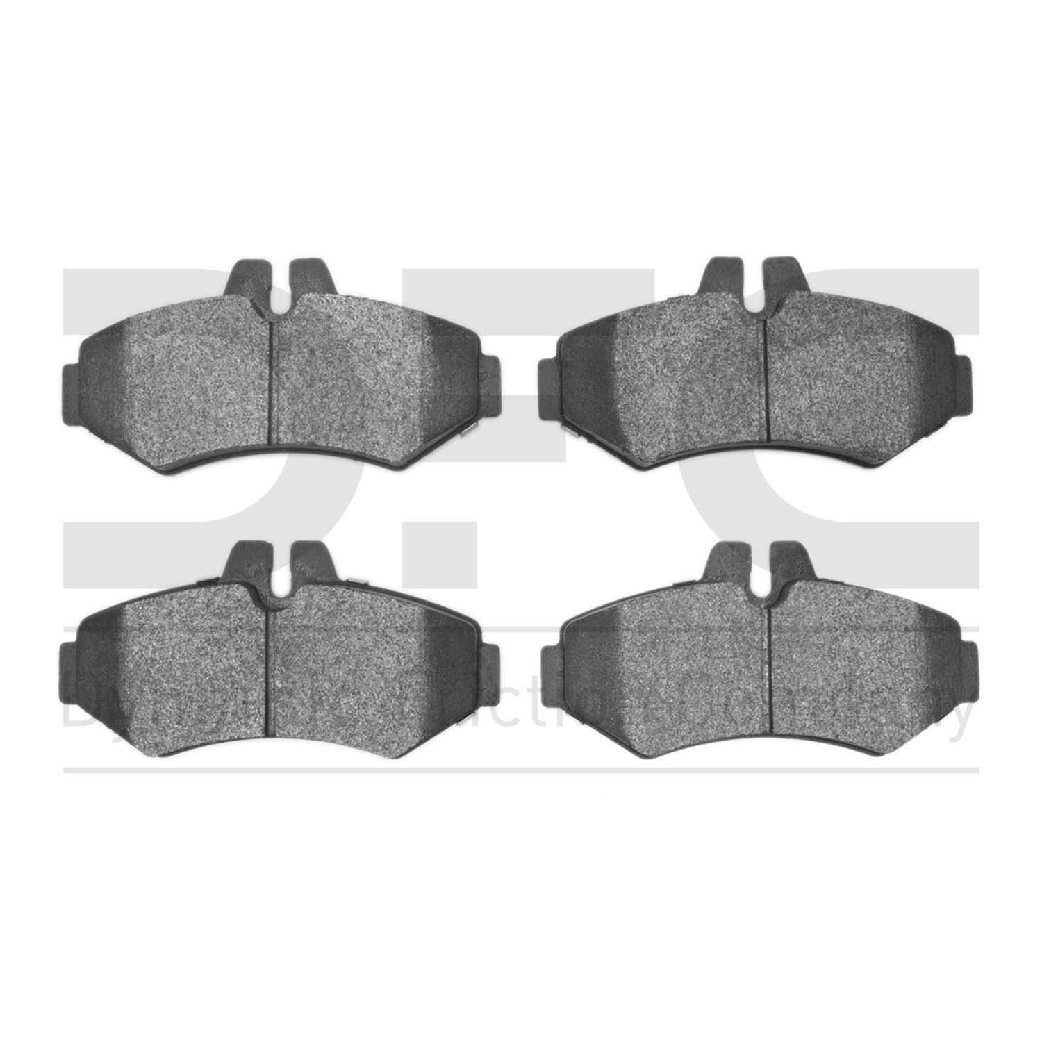 Dynamic Friction Company Disc Brake Pad Set  top view frsport 1214-0928-00