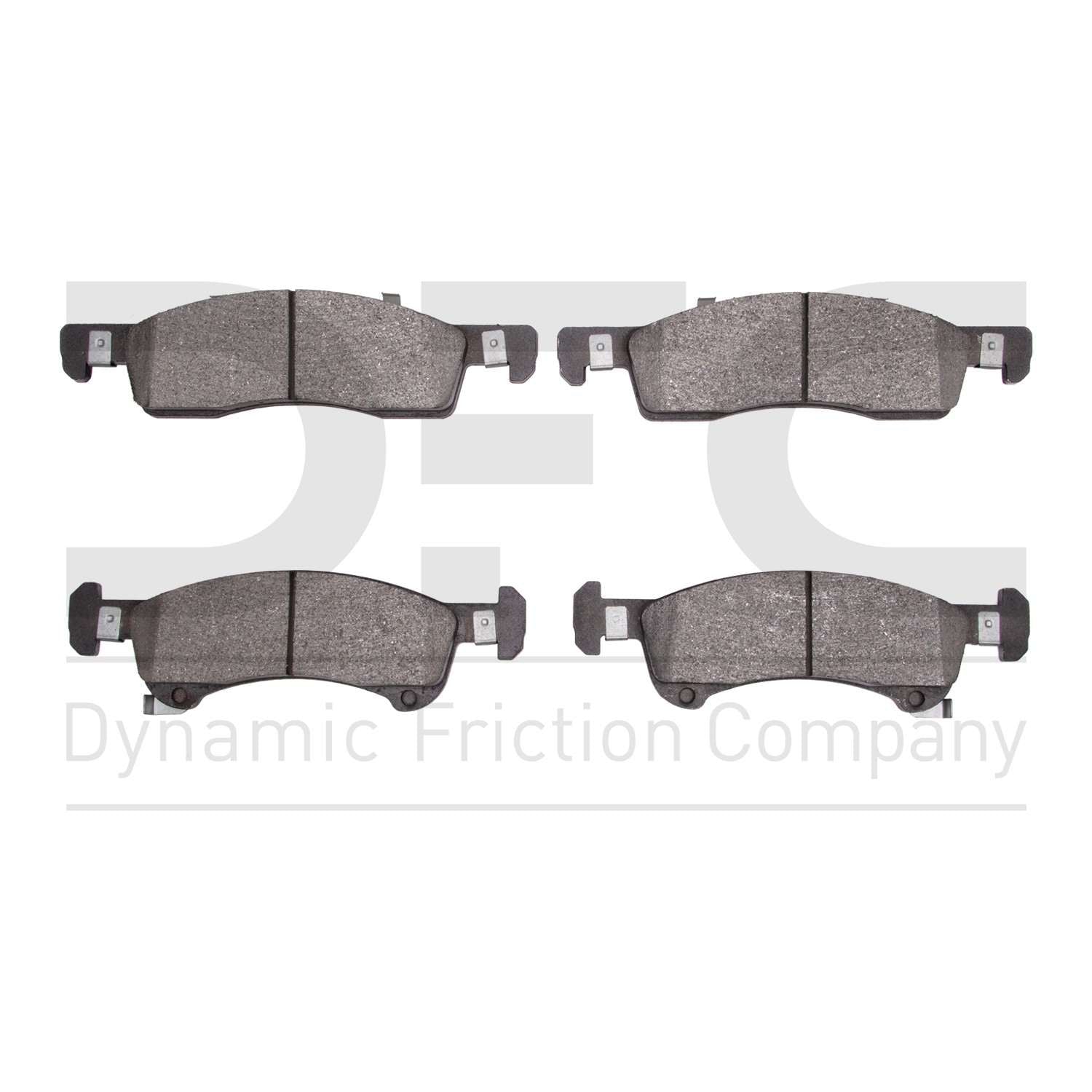 Dynamic Friction Company Disc Brake Pad Set  top view frsport 1214-0934-00