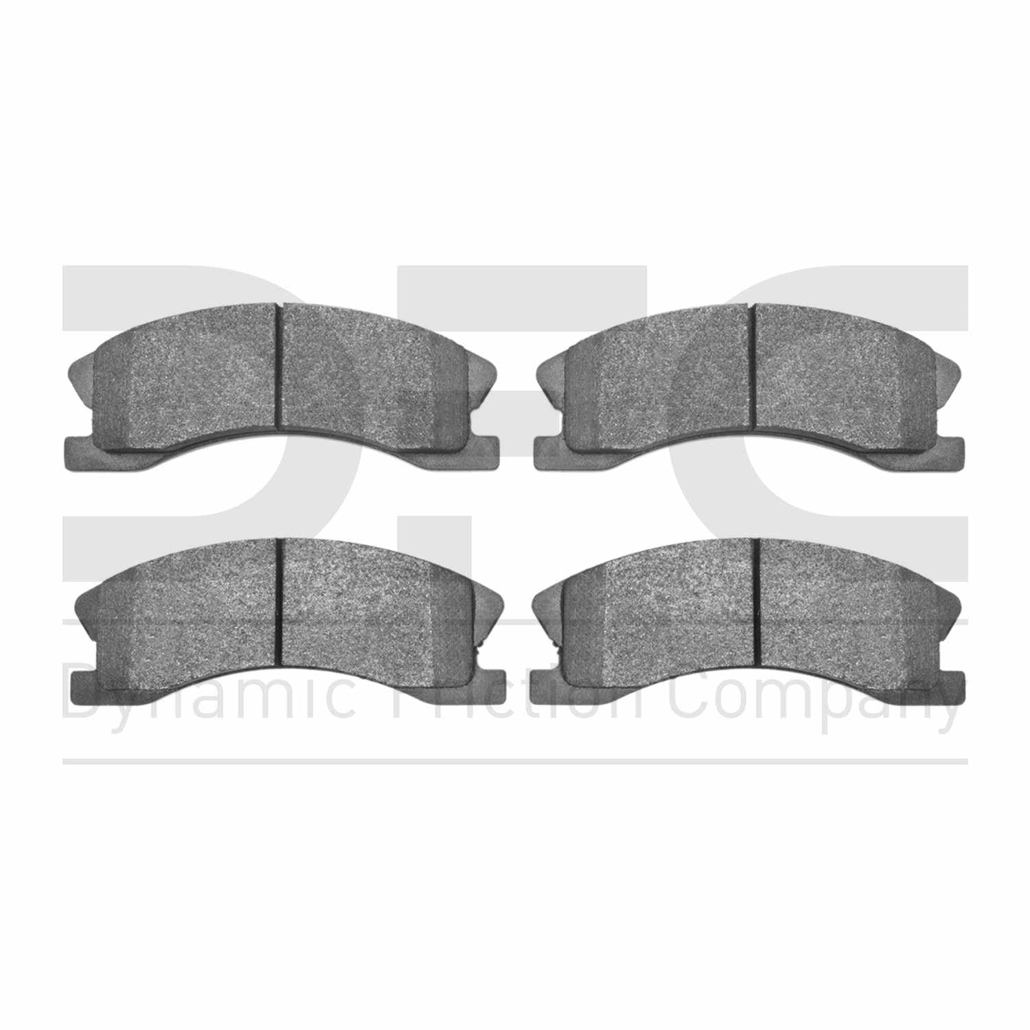 Dynamic Friction Company Disc Brake Pad Set  top view frsport 1214-0945-00