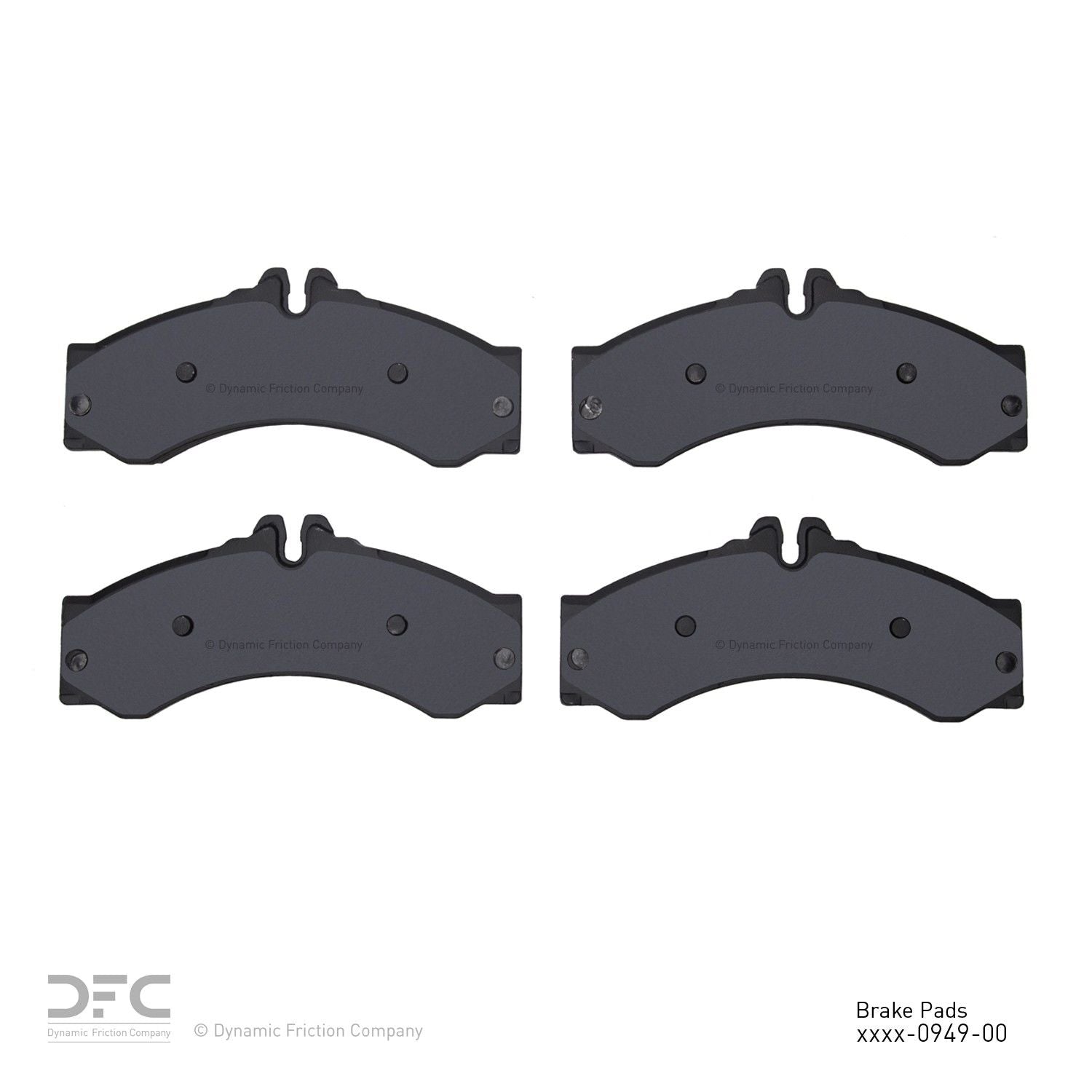 dynamic friction company disc brake pad set  frsport 1214-0949-00