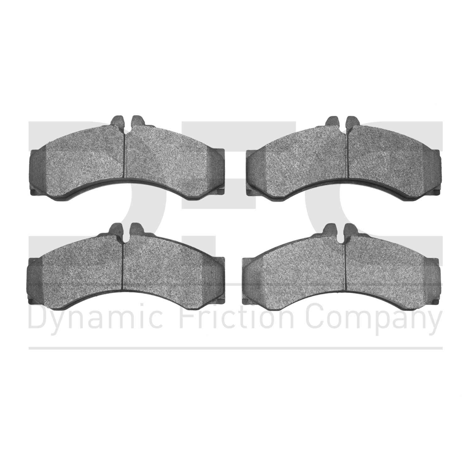 Dynamic Friction Company Disc Brake Pad Set  top view frsport 1214-0949-00