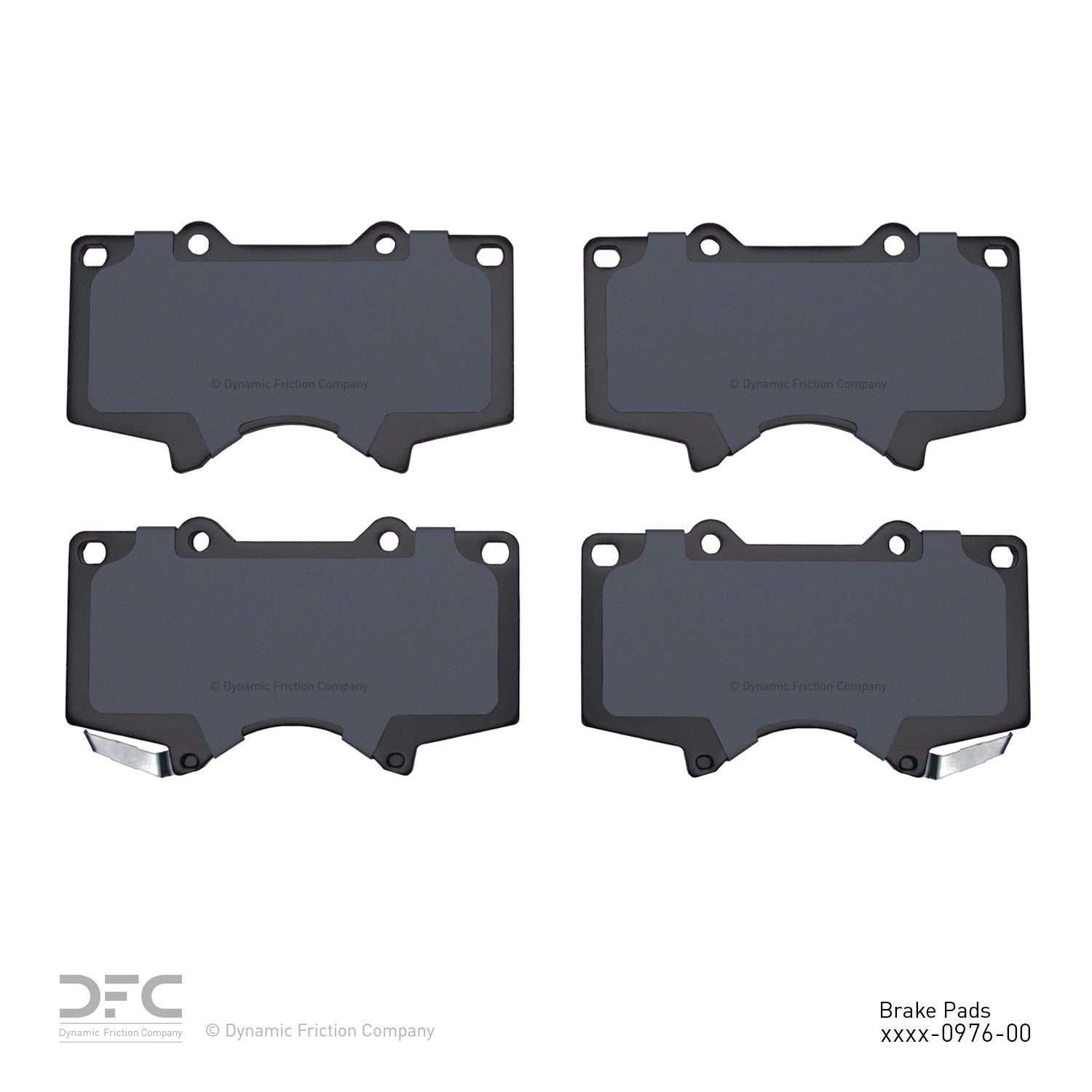 dynamic friction company disc brake pad set  frsport 1214-0976-00