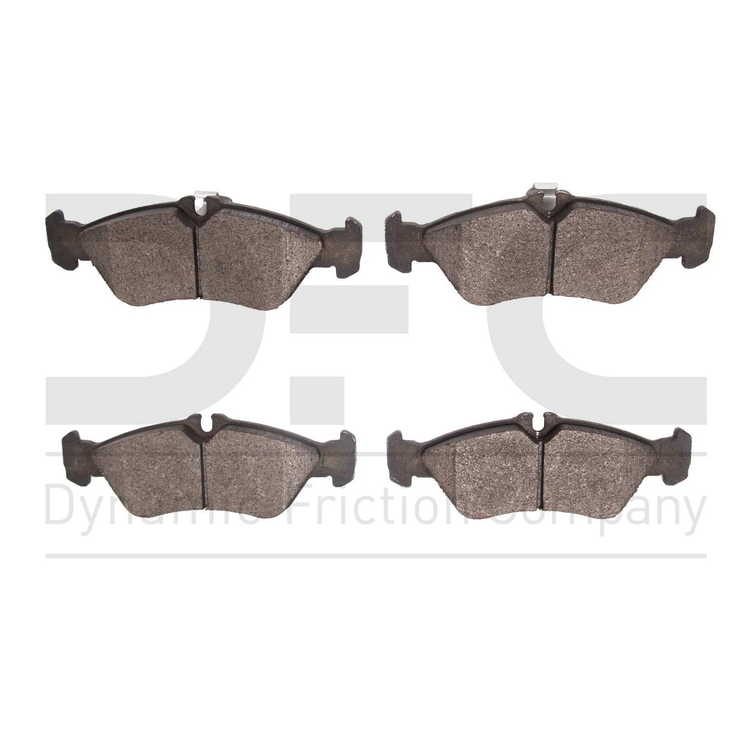 Dynamic Friction Company Disc Brake Pad Set  top view frsport 1214-1006-00