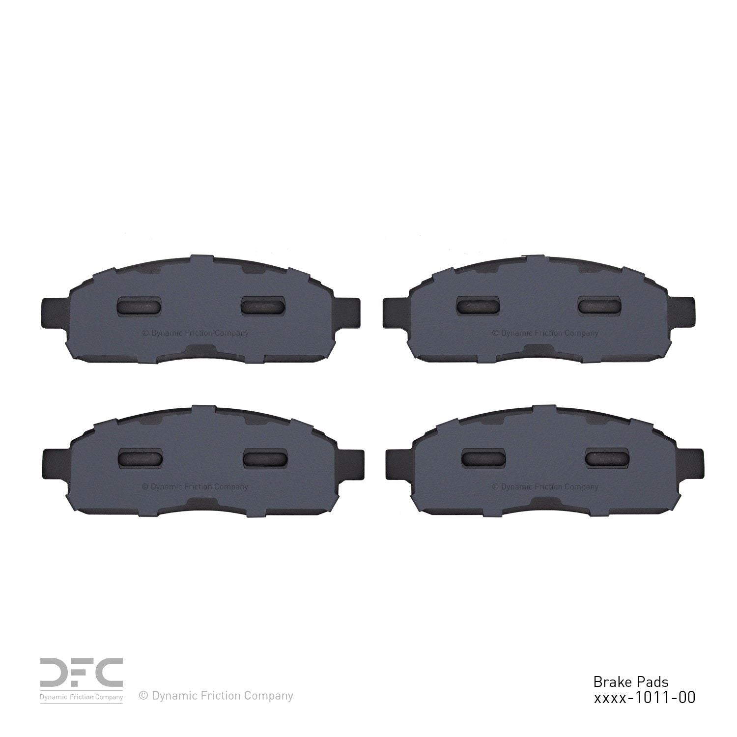 dynamic friction company disc brake pad set  frsport 1214-1011-00