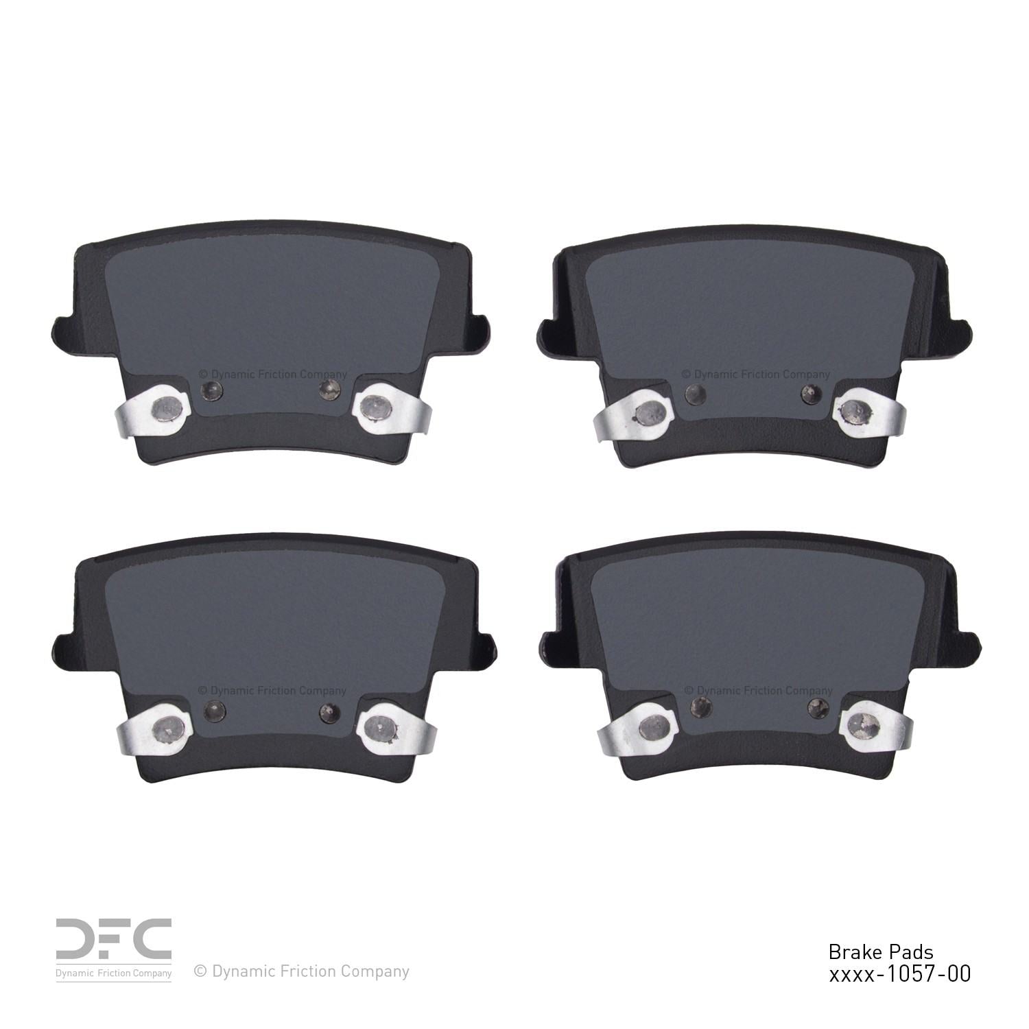 dynamic friction company disc brake pad set  frsport 1214-1057-00