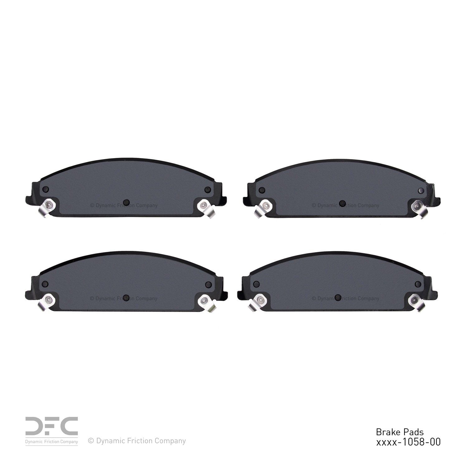 dynamic friction company disc brake pad set  frsport 1214-1058-00