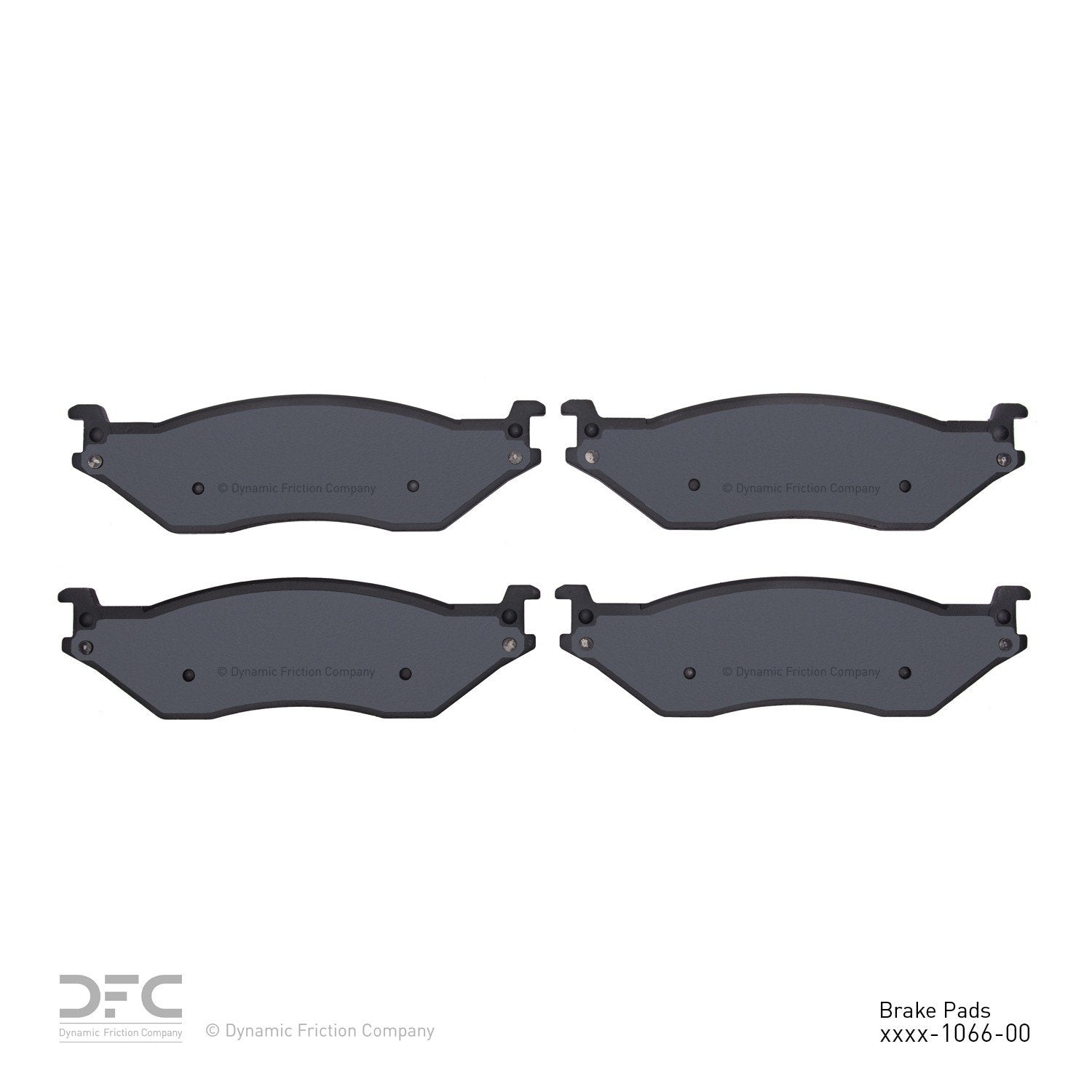 dynamic friction company disc brake pad set  frsport 1214-1066-00