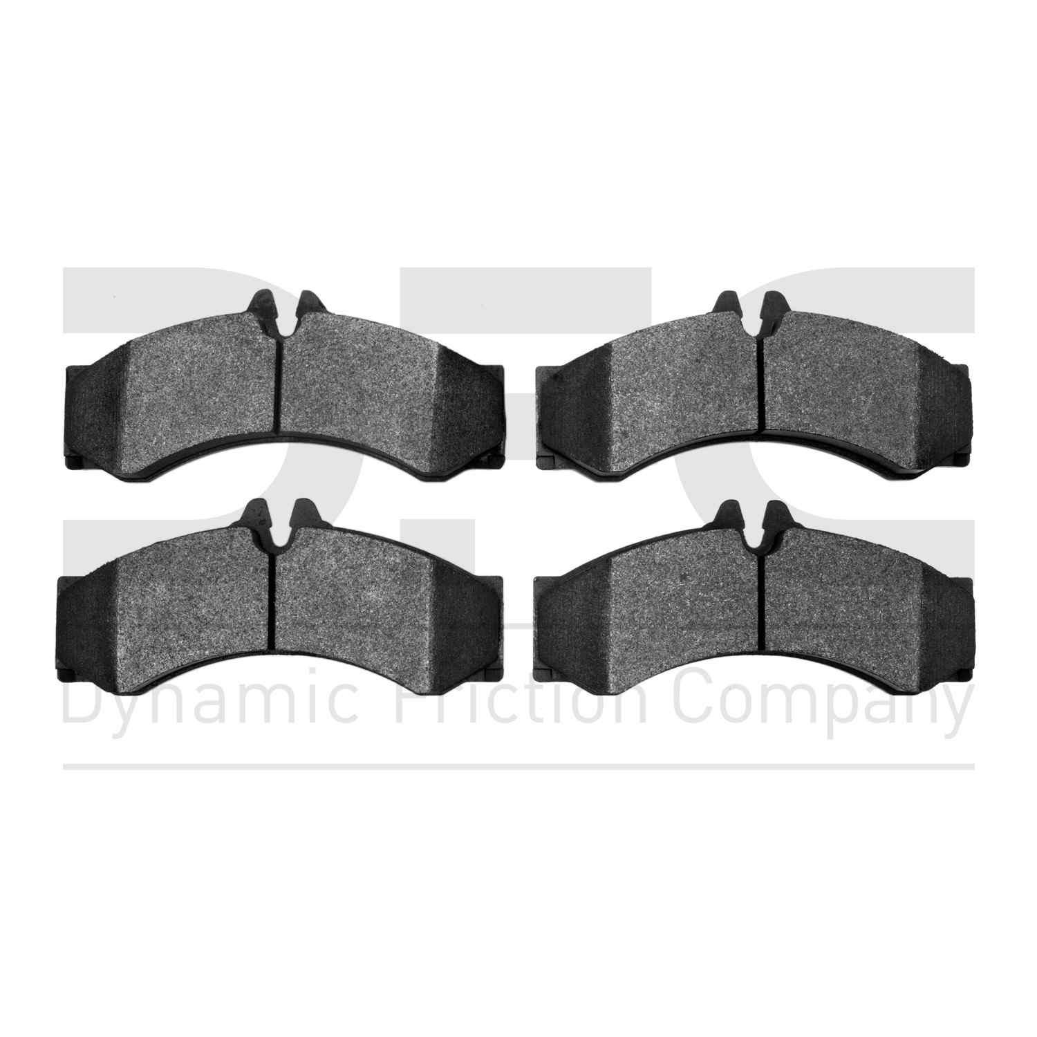 Dynamic Friction Company Disc Brake Pad Set  top view frsport 1214-1136-00