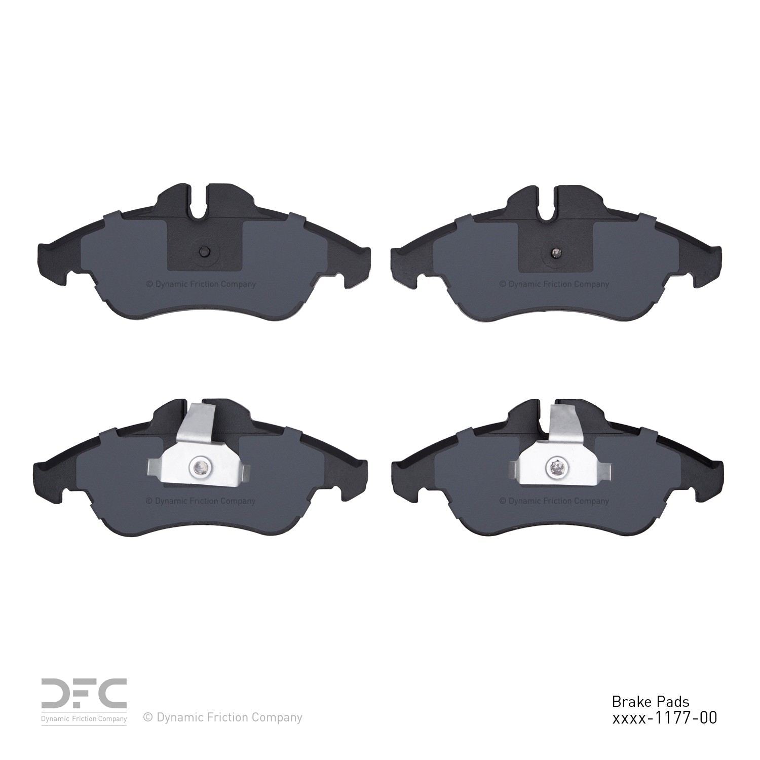 dynamic friction company disc brake pad set  frsport 1214-1177-00