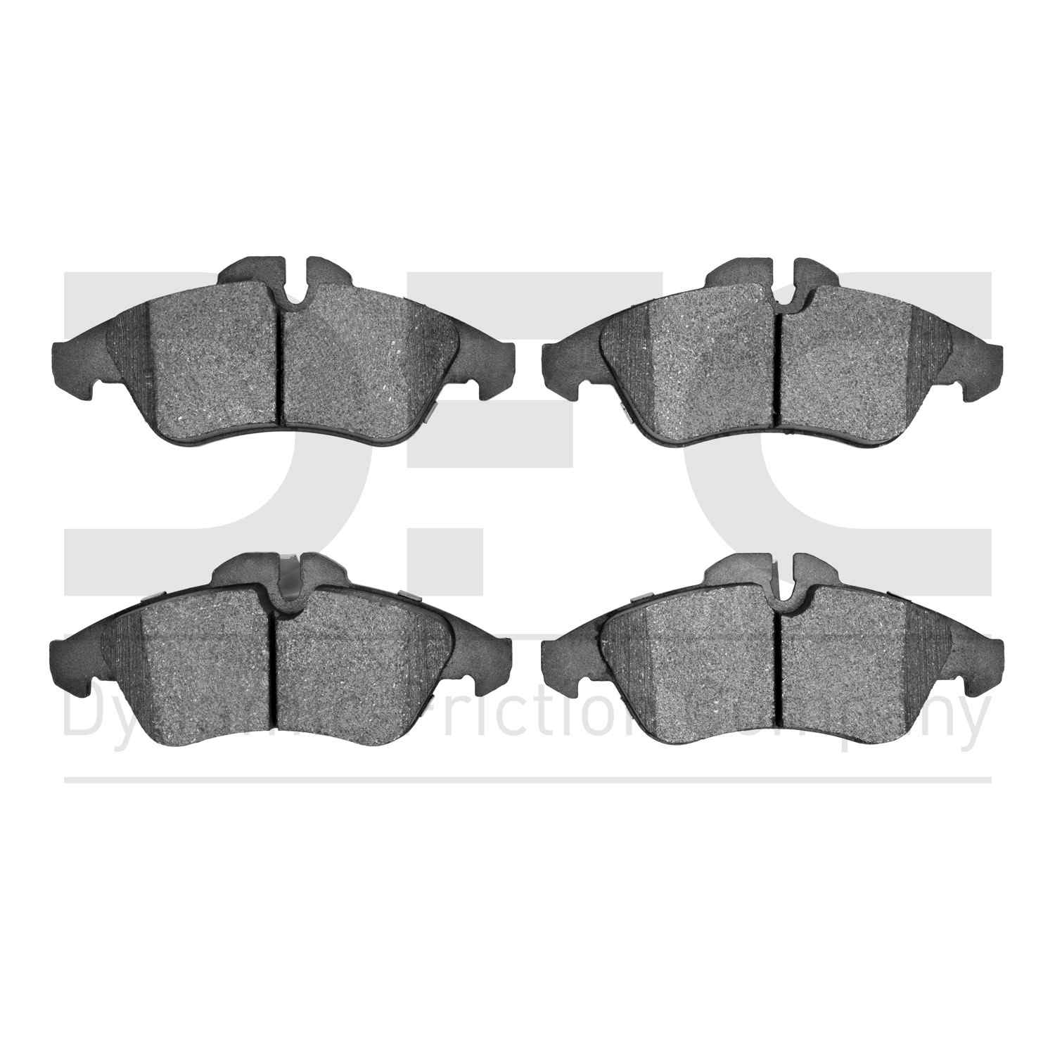 Dynamic Friction Company Disc Brake Pad Set  top view frsport 1214-1177-00