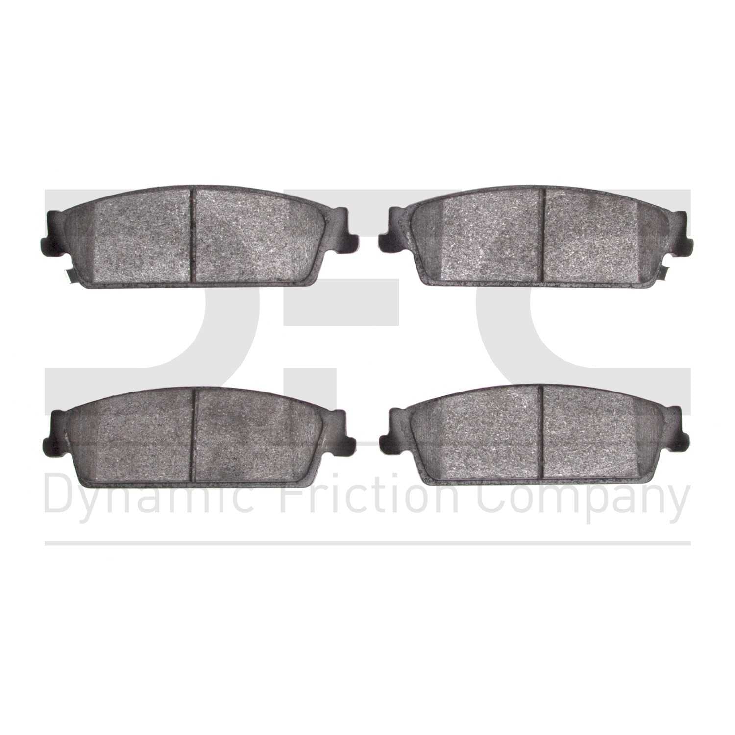 Dynamic Friction Company Disc Brake Pad Set  top view frsport 1214-1194-00