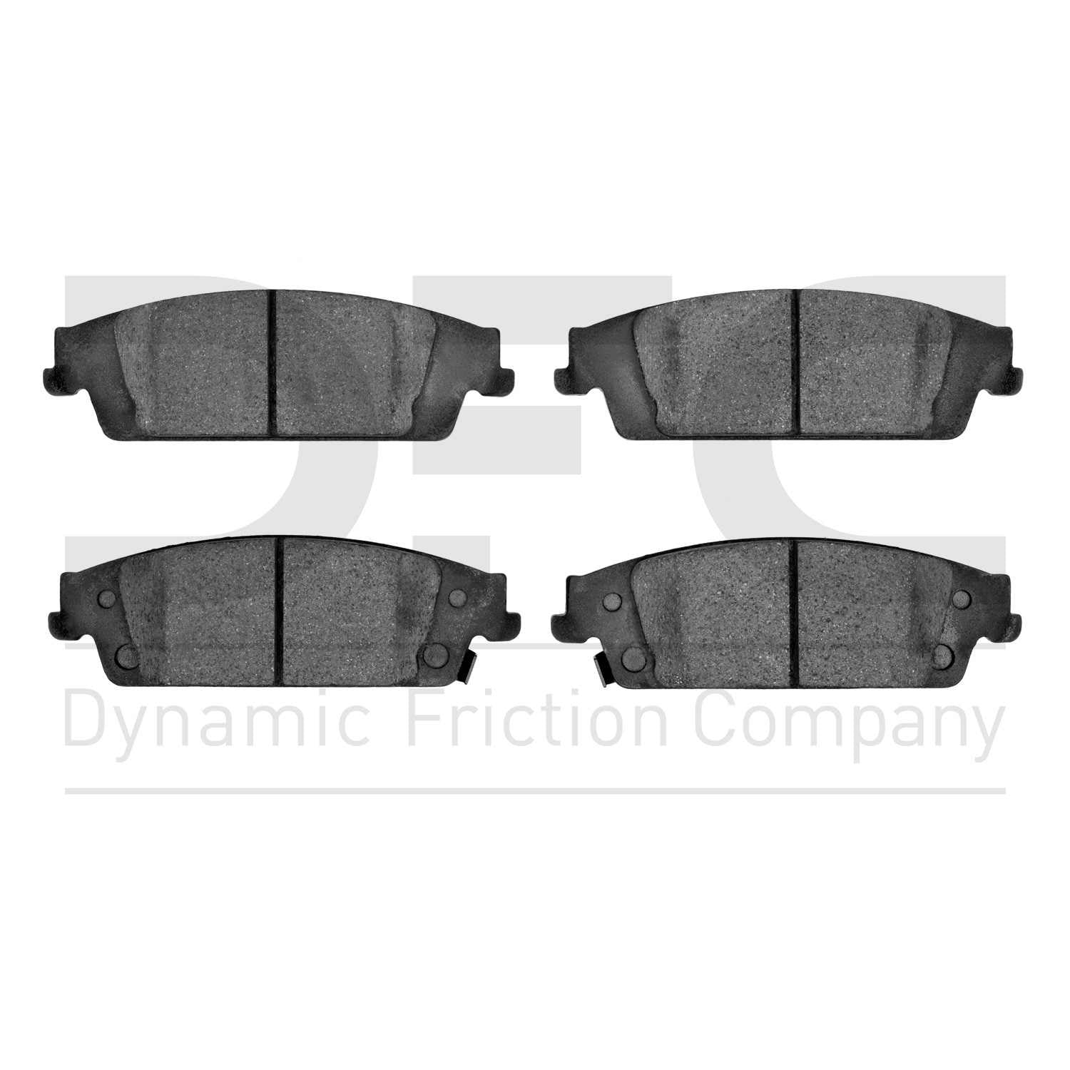 Dynamic Friction Company Disc Brake Pad Set  top view frsport 1214-1194-10