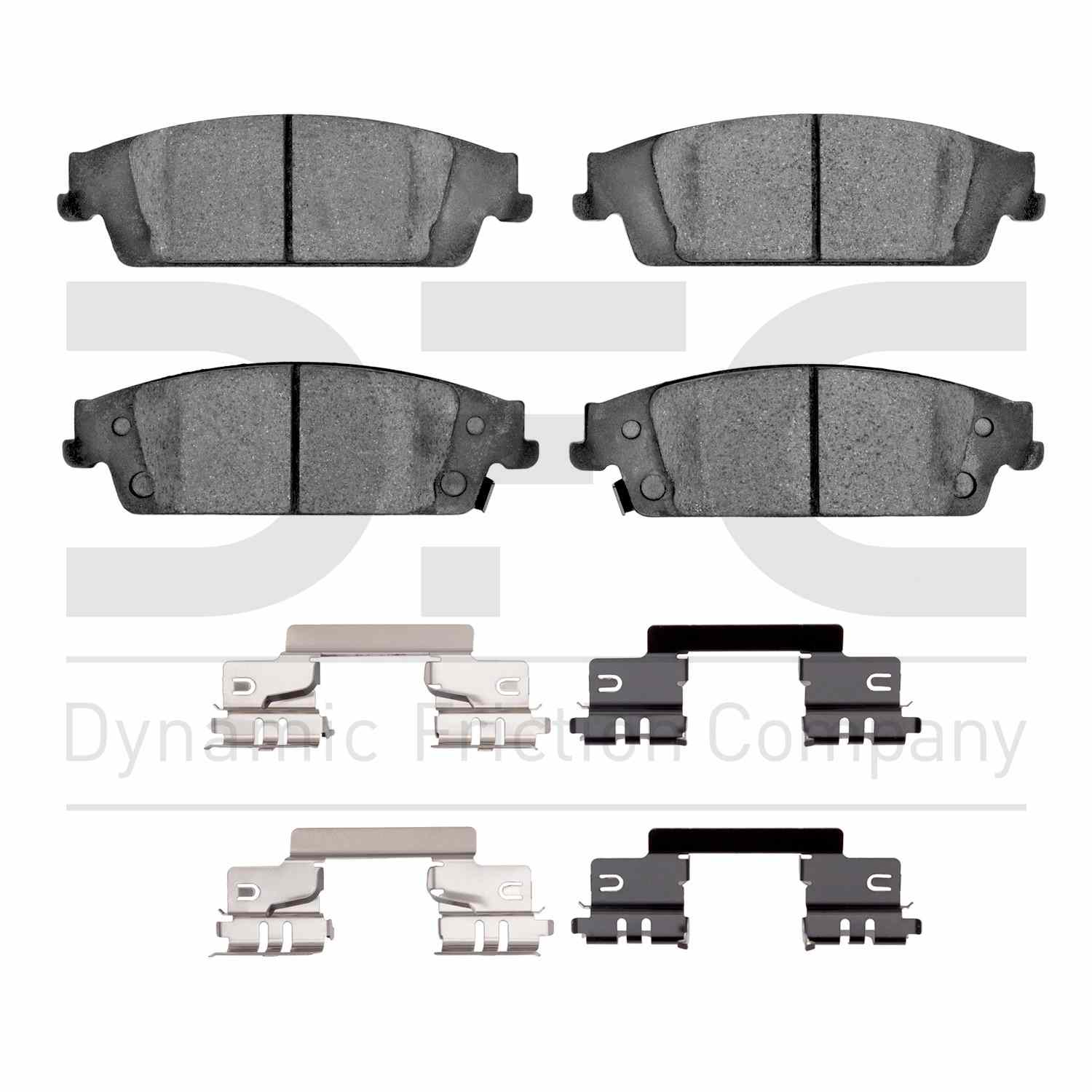 Dynamic Friction Company Disc Brake Pad Set  top view frsport 1214-1194-12