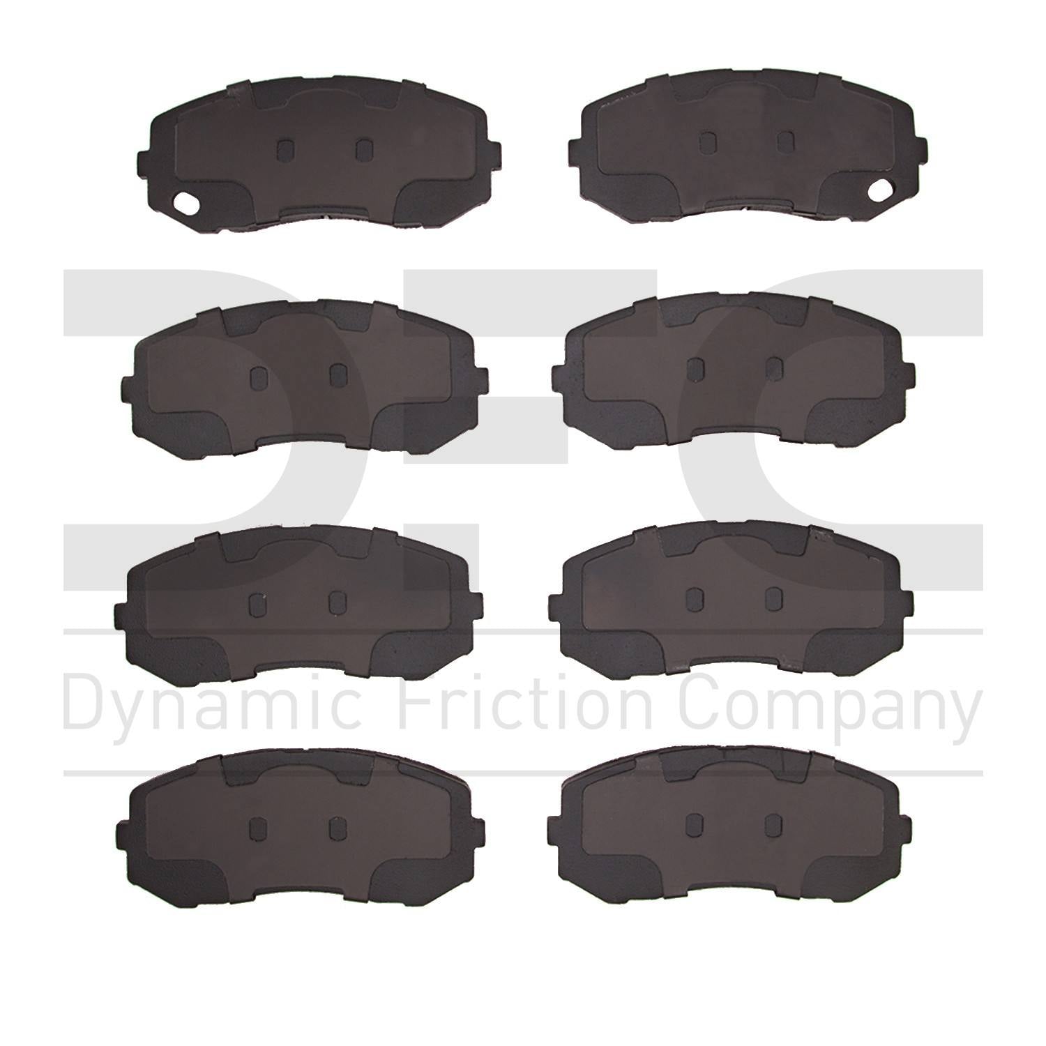 dynamic friction company disc brake pad set  frsport 1214-1265-00