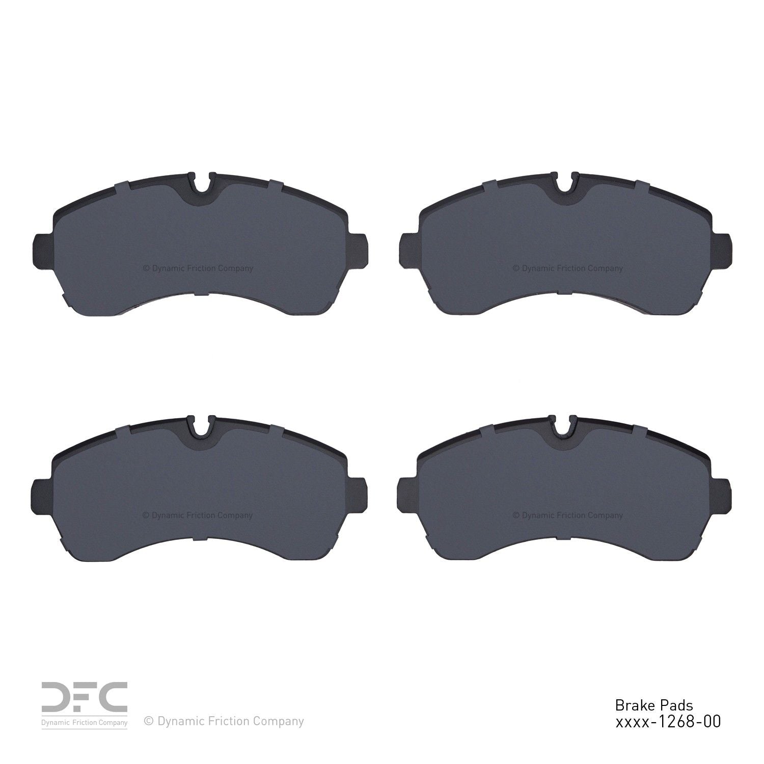 dynamic friction company disc brake pad set  frsport 1214-1268-00