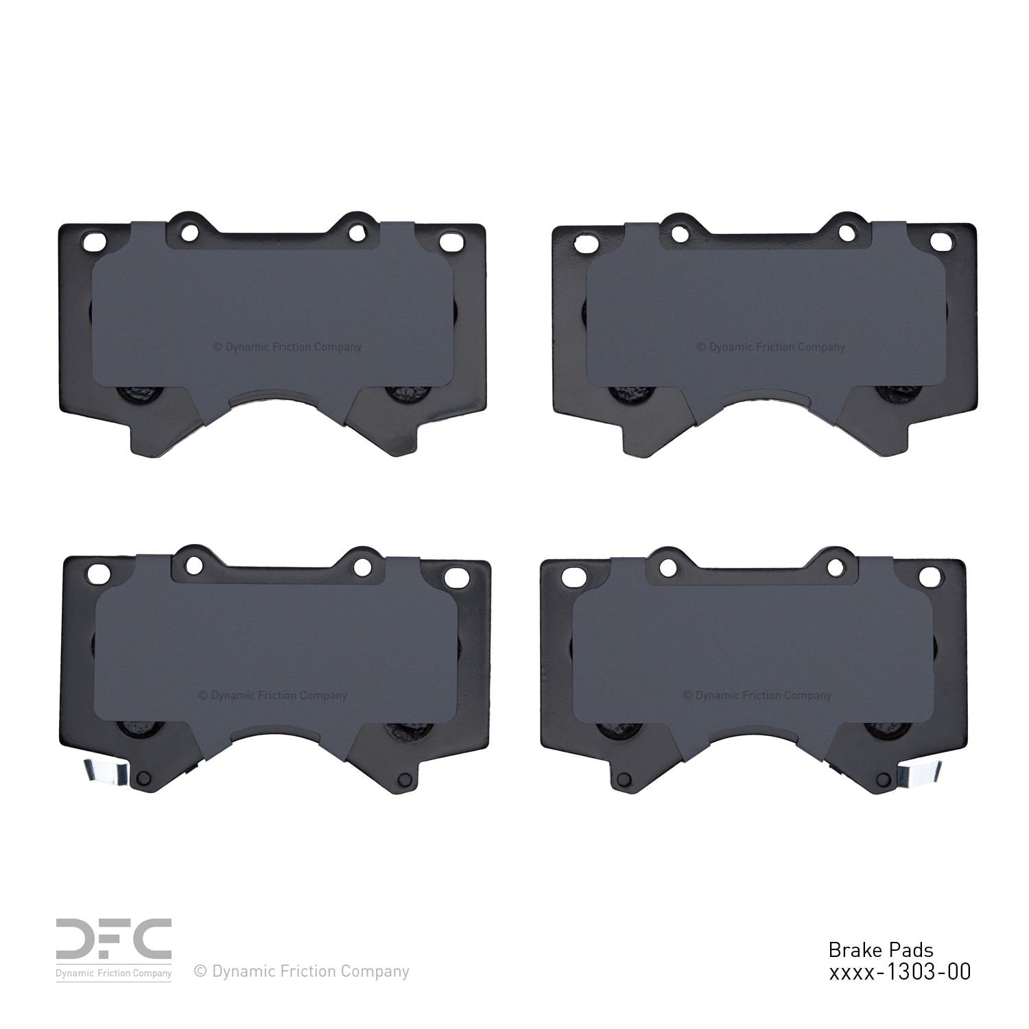 dynamic friction company disc brake pad set  frsport 1214-1303-00