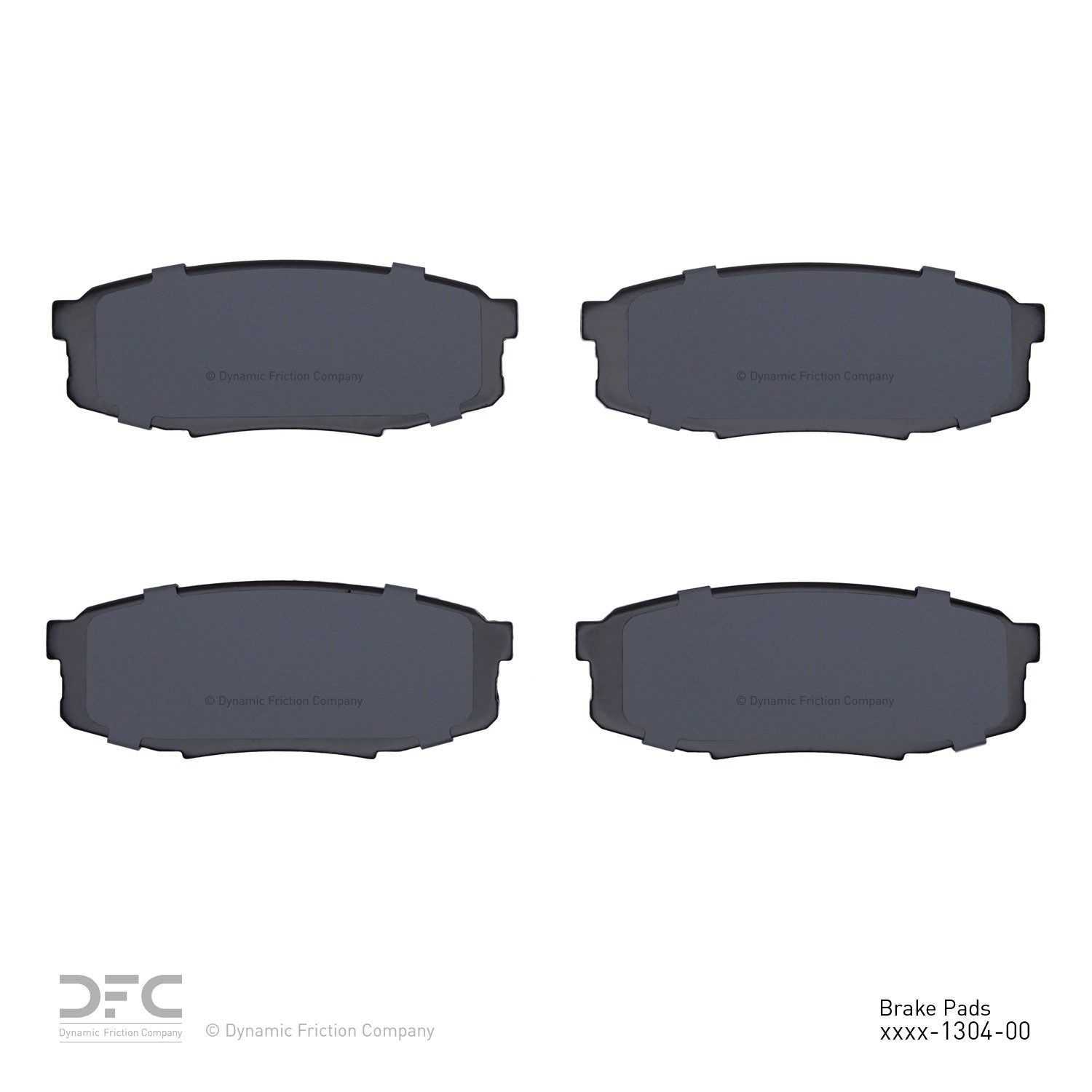 dynamic friction company disc brake pad set  frsport 1214-1304-00