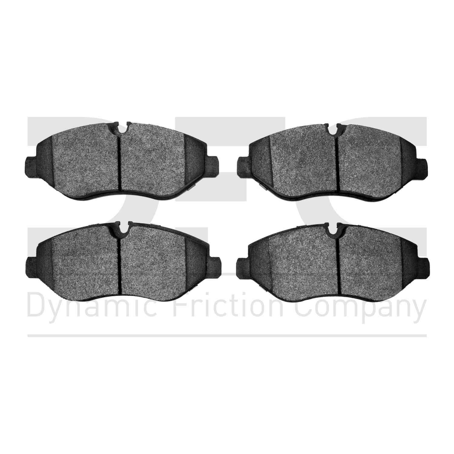 Dynamic Friction Company Disc Brake Pad Set  top view frsport 1214-1316-00