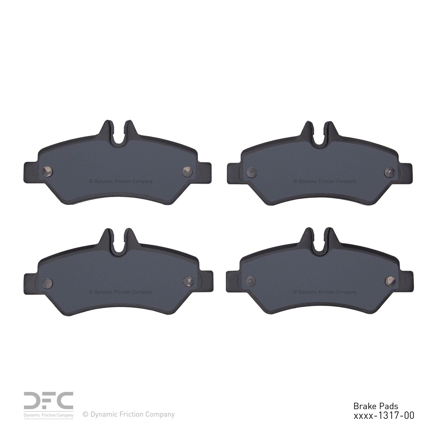 dynamic friction company disc brake pad set  frsport 1214-1317-00