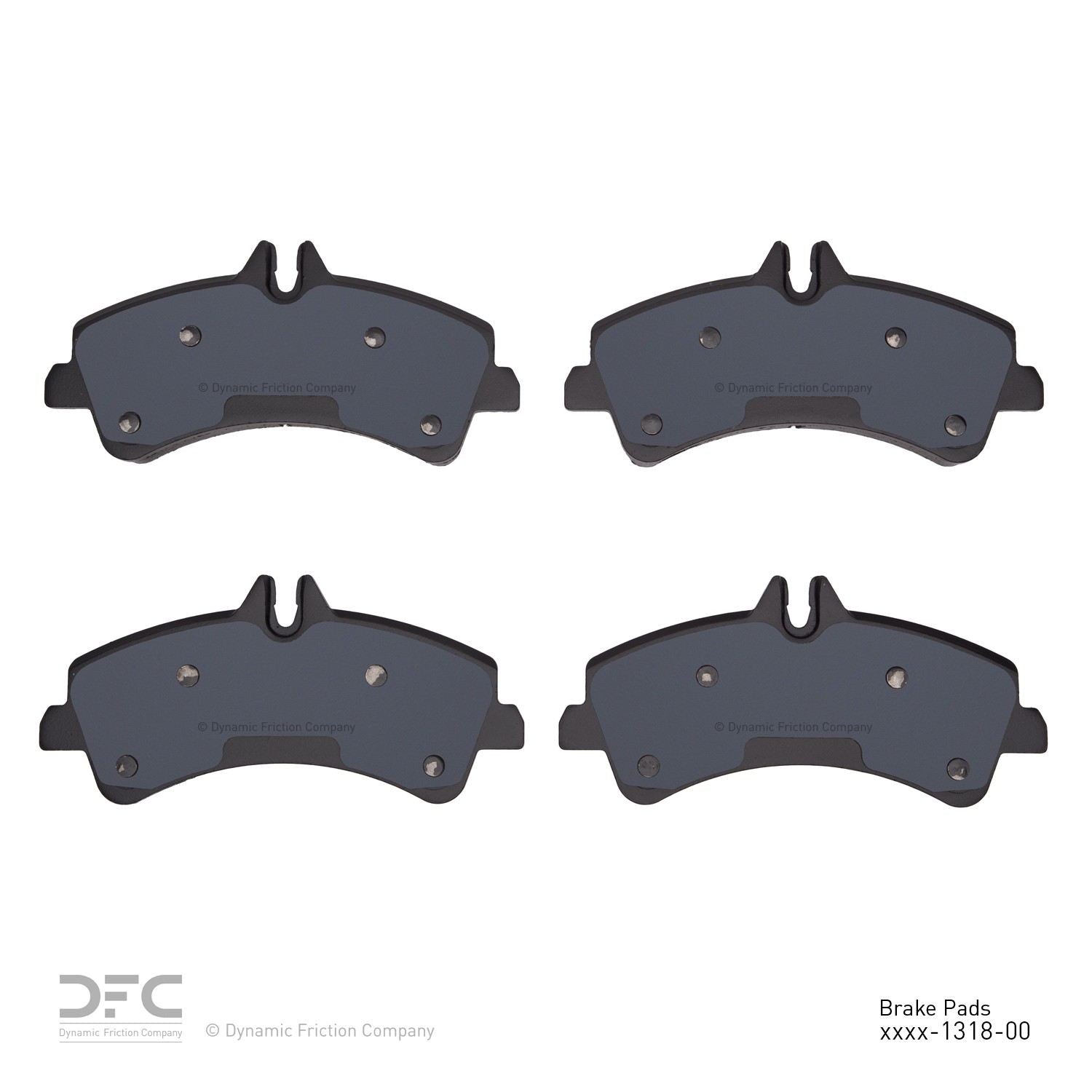 dynamic friction company disc brake pad set  frsport 1214-1318-00