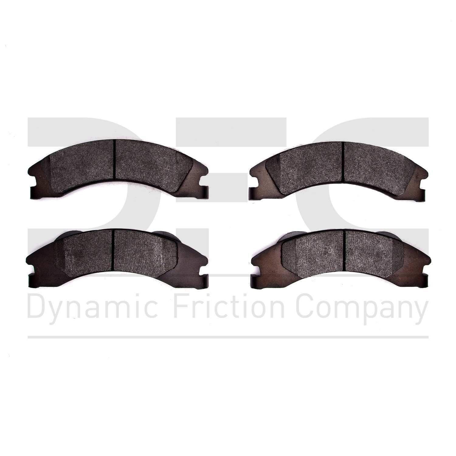 Dynamic Friction Company Disc Brake Pad Set  top view frsport 1214-1329-00