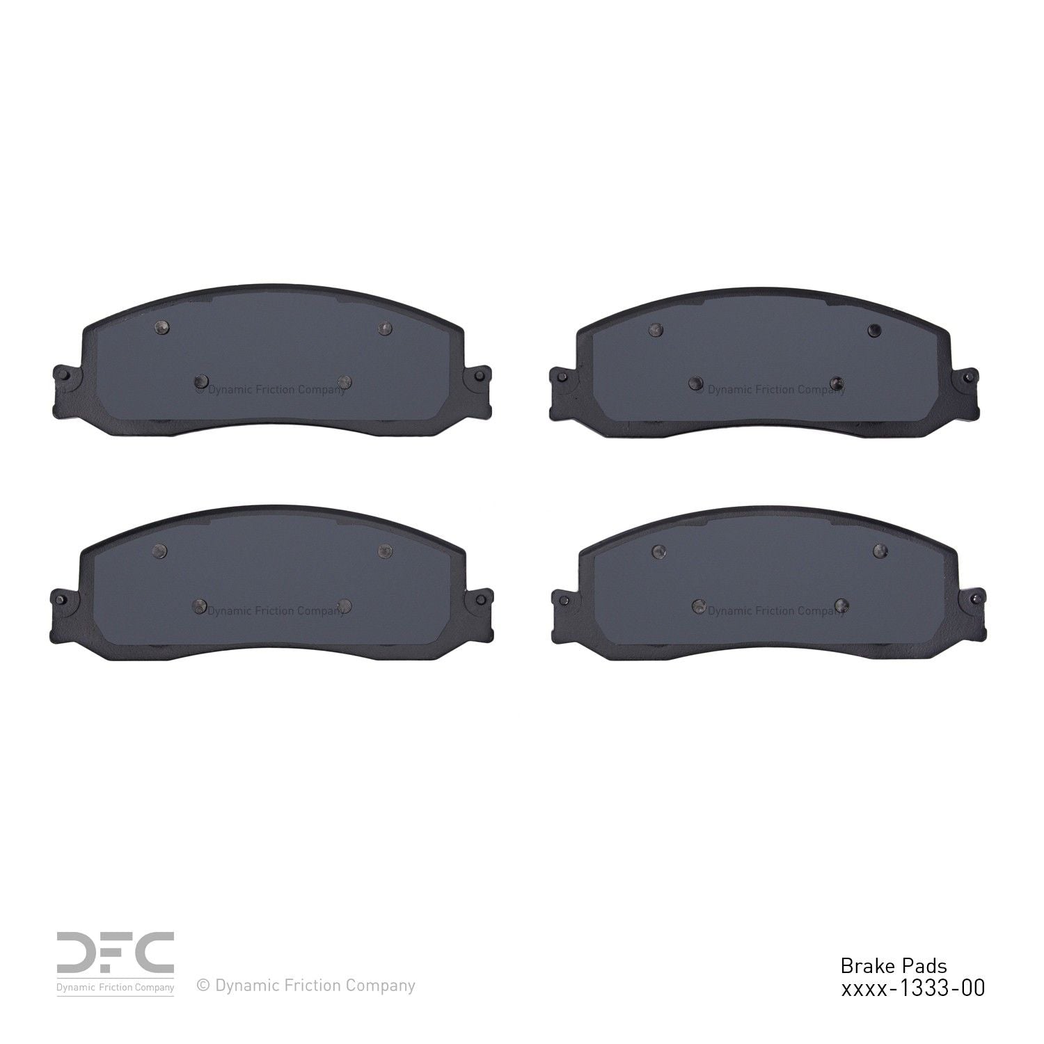 dynamic friction company disc brake pad set  frsport 1214-1333-00