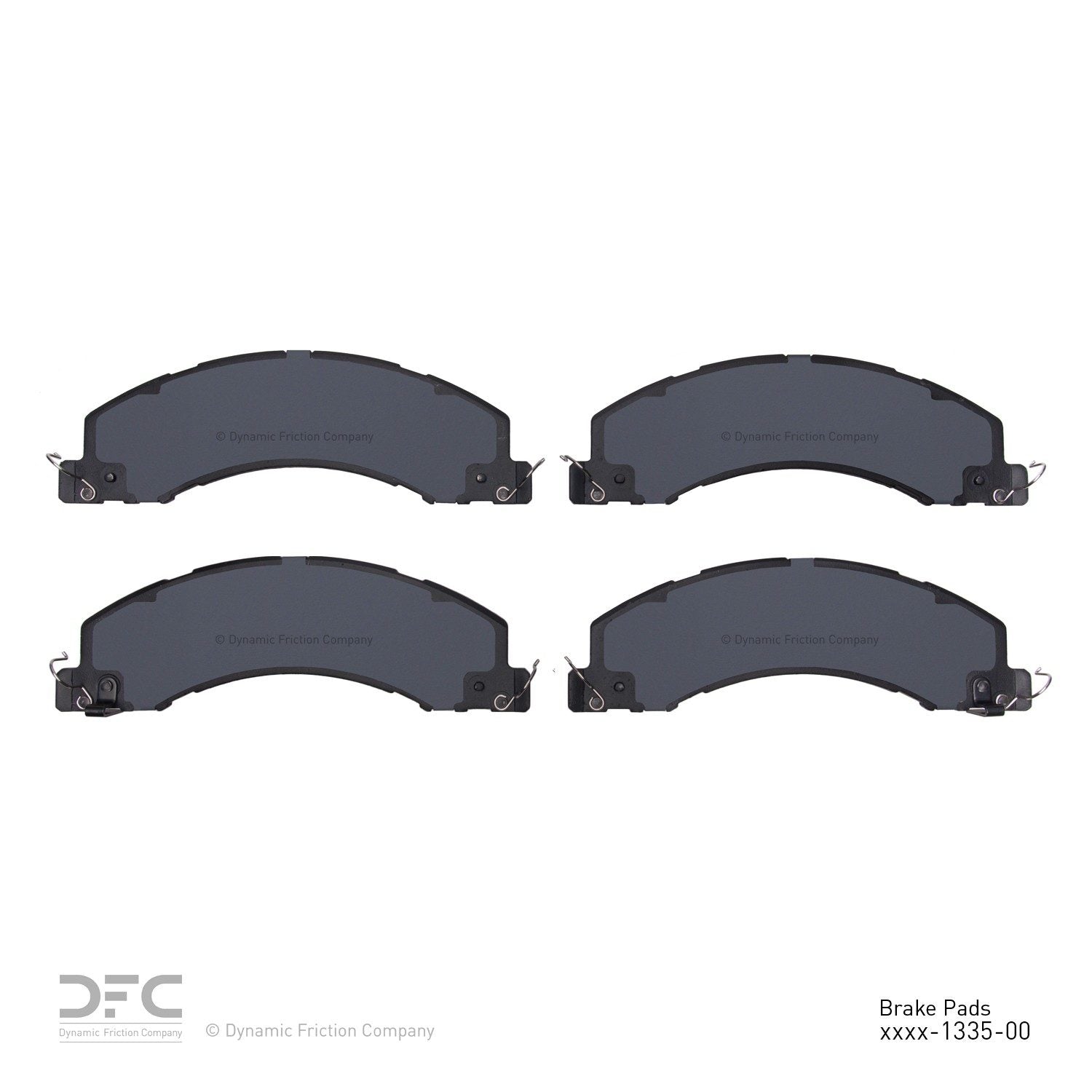 dynamic friction company disc brake pad set  frsport 1214-1335-00