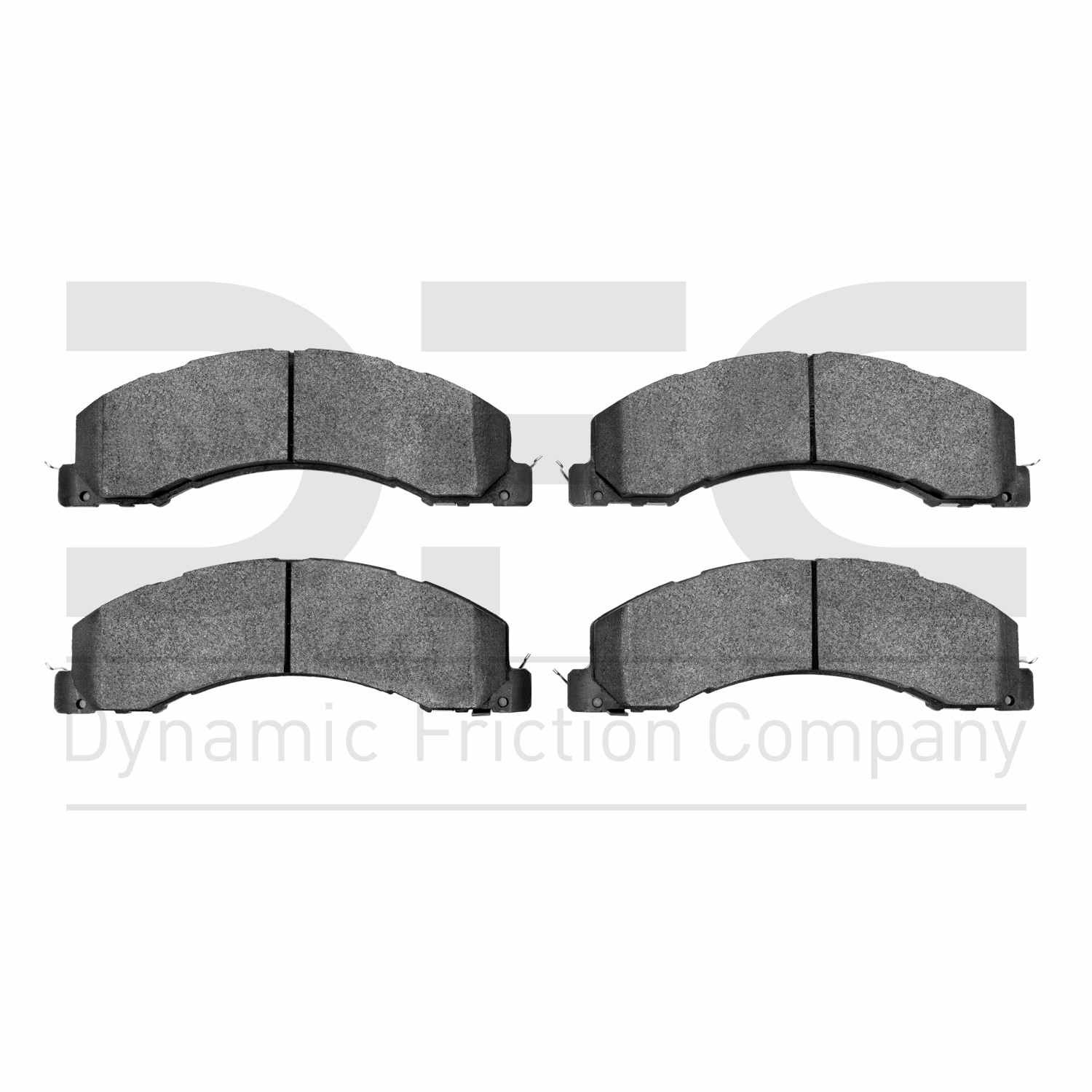 Dynamic Friction Company Disc Brake Pad Set  top view frsport 1214-1335-00