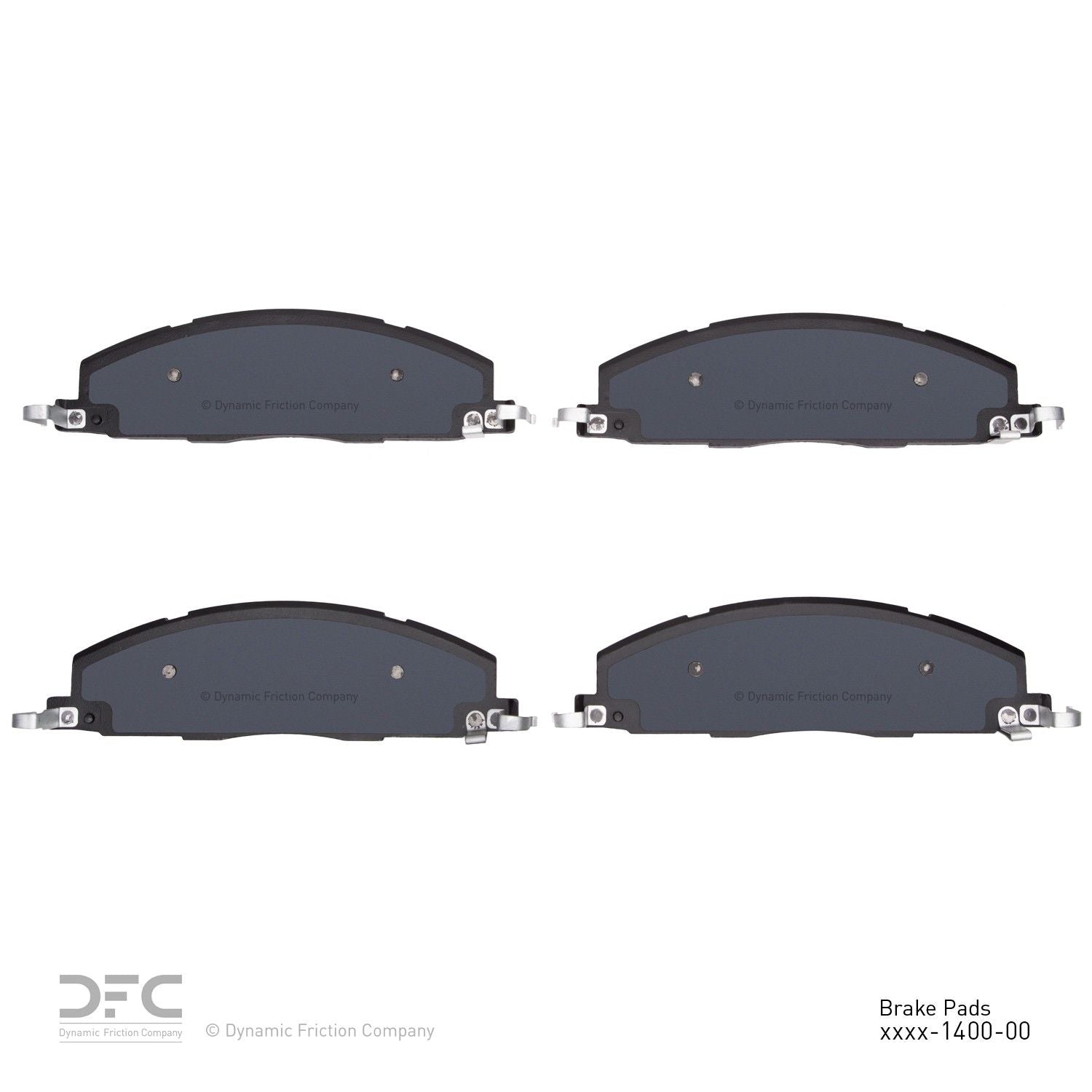 dynamic friction company disc brake pad set  frsport 1214-1400-00