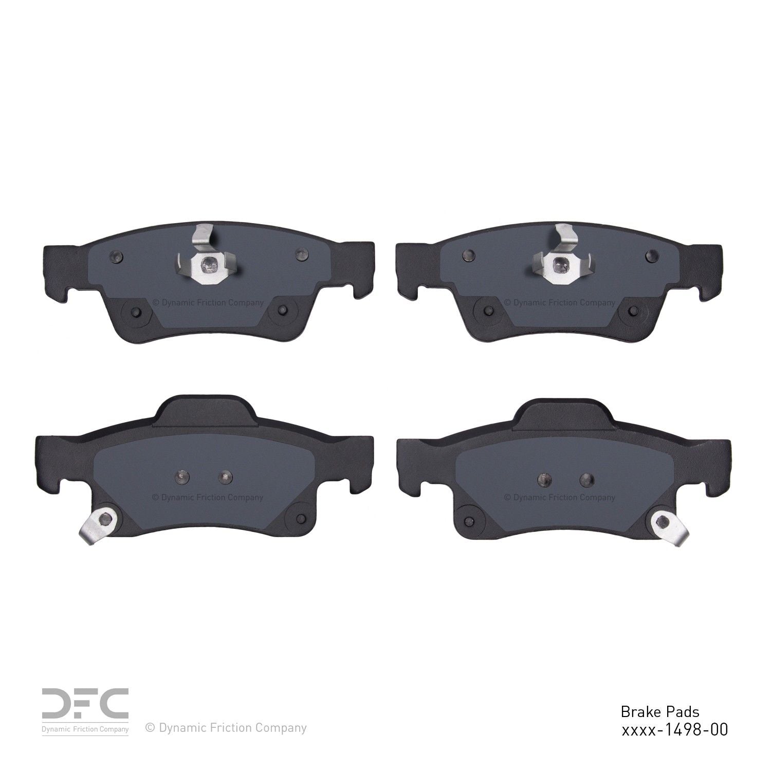 dynamic friction company disc brake pad set  frsport 1214-1498-00