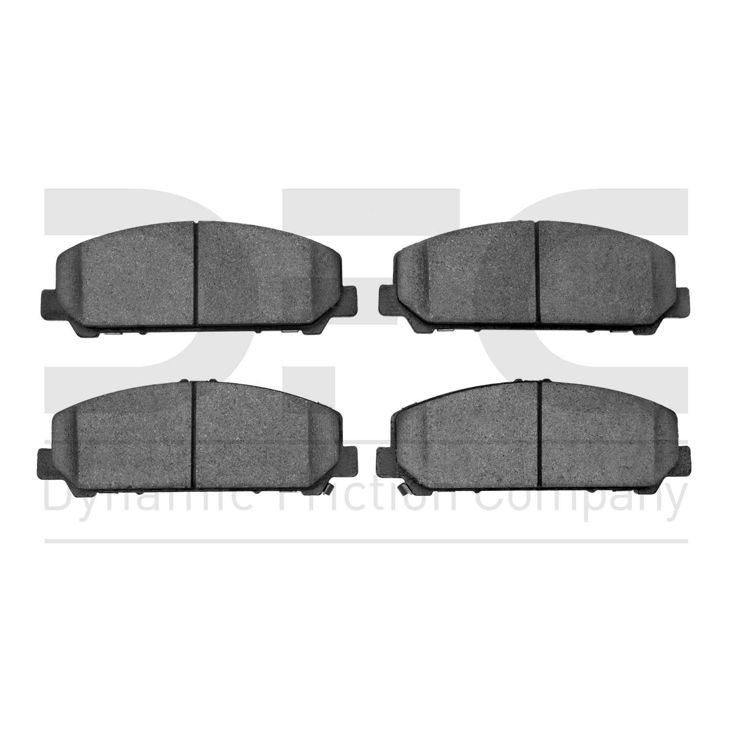 Dynamic Friction Company Disc Brake Pad Set  top view frsport 1214-1509-00