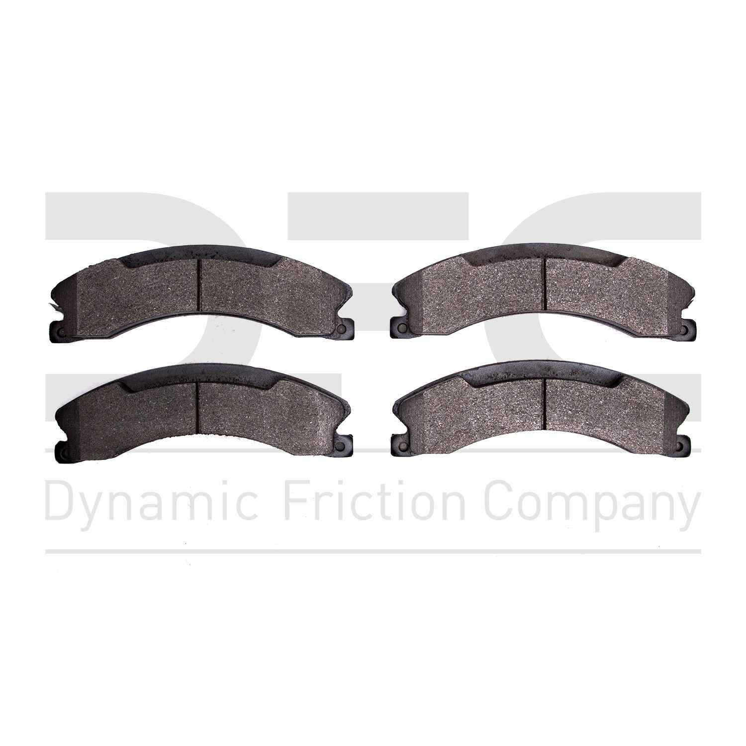 Dynamic Friction Company Disc Brake Pad Set  top view frsport 1214-1565-00