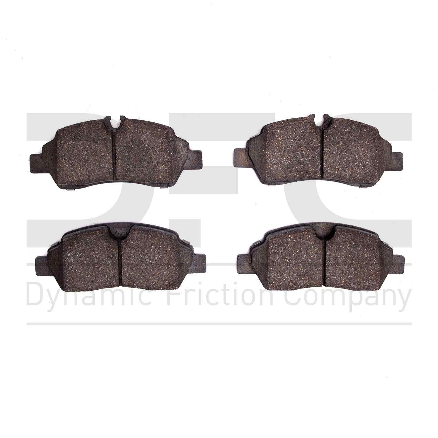 Dynamic Friction Company Disc Brake Pad Set  top view frsport 1214-1775-00