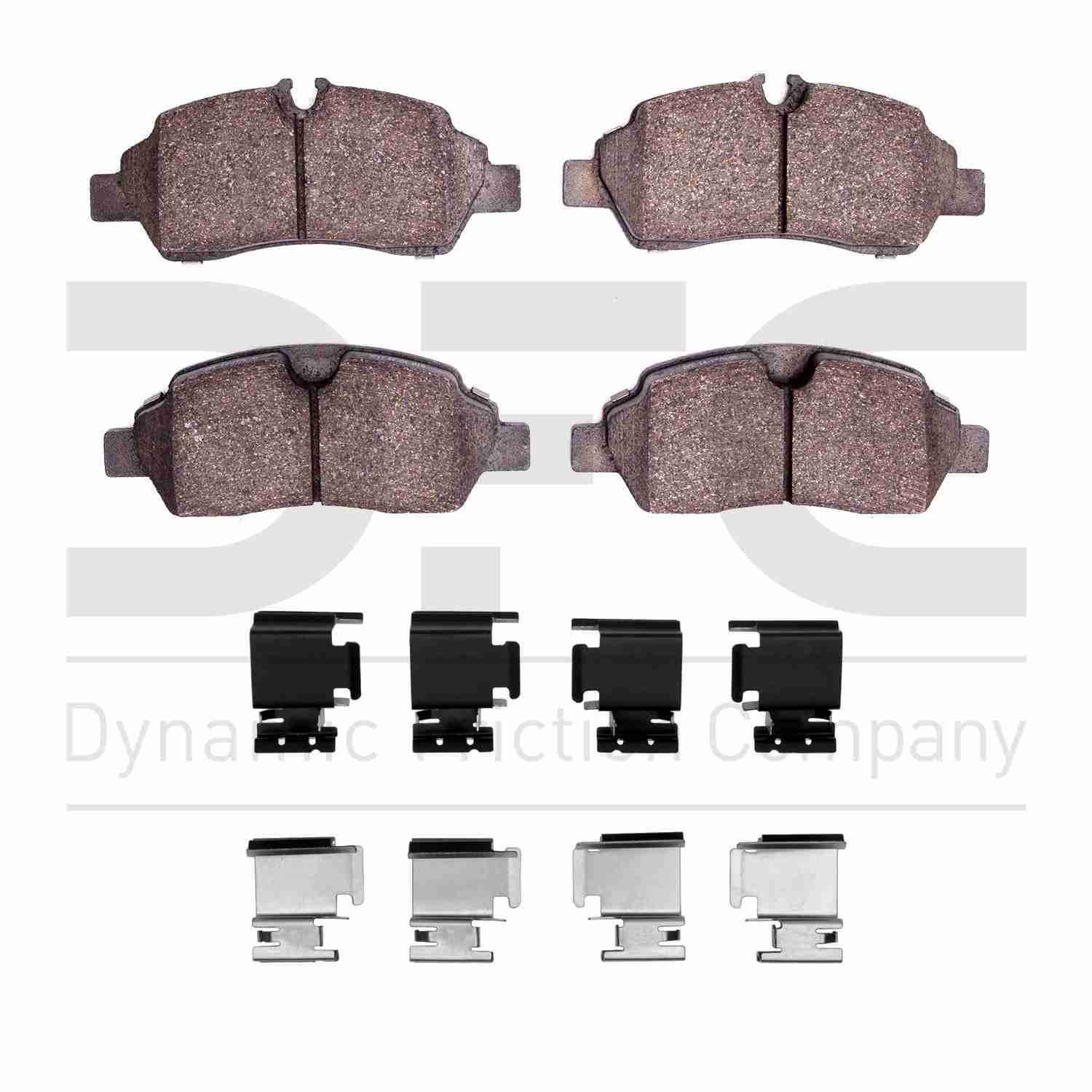 dynamic friction company disc brake pad set  frsport 1214-1775-01