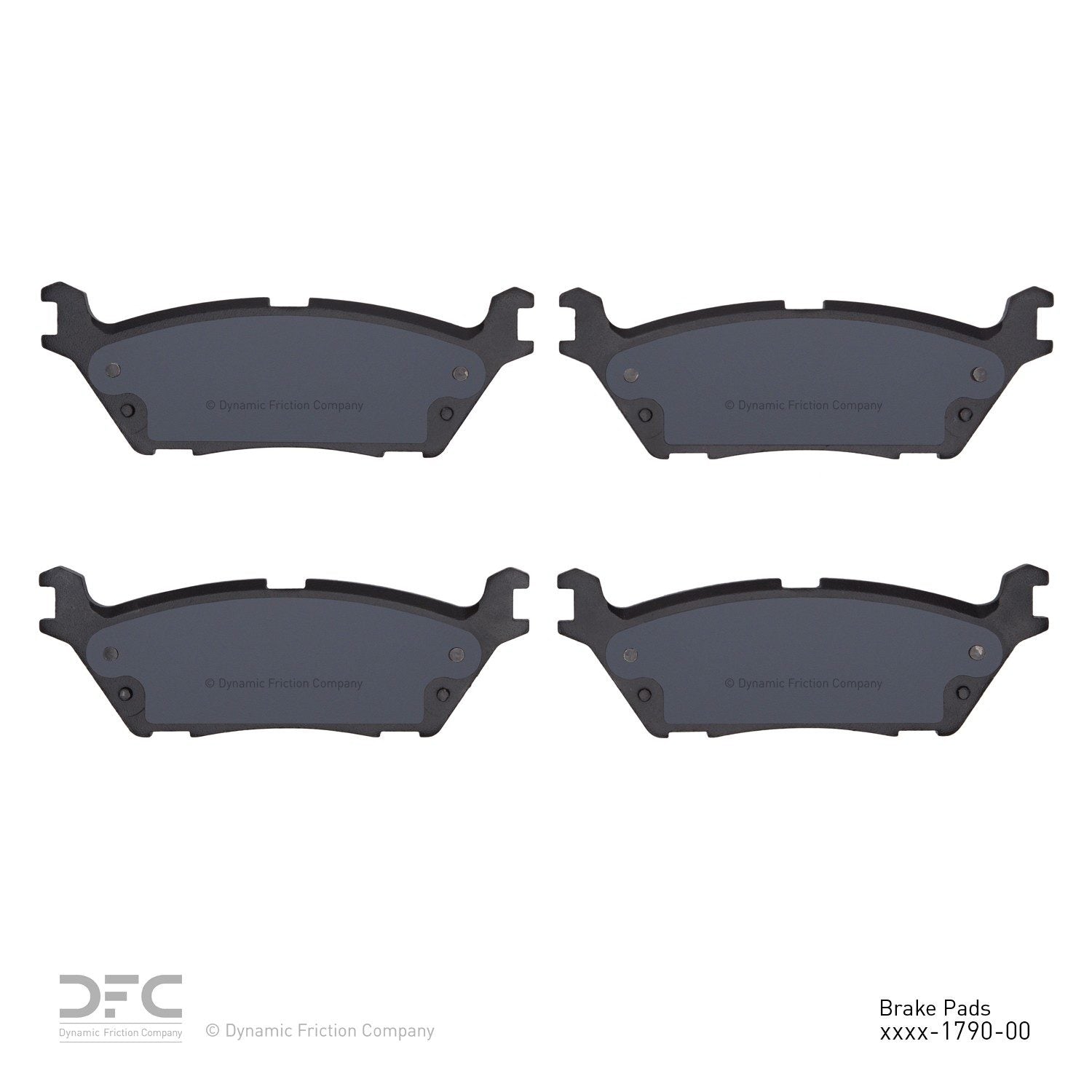 dynamic friction company disc brake pad set  frsport 1214-1790-00