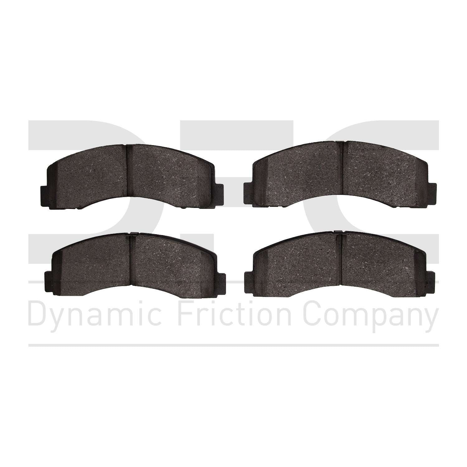 Dynamic Friction Company Disc Brake Pad Set  top view frsport 1214-2087-00