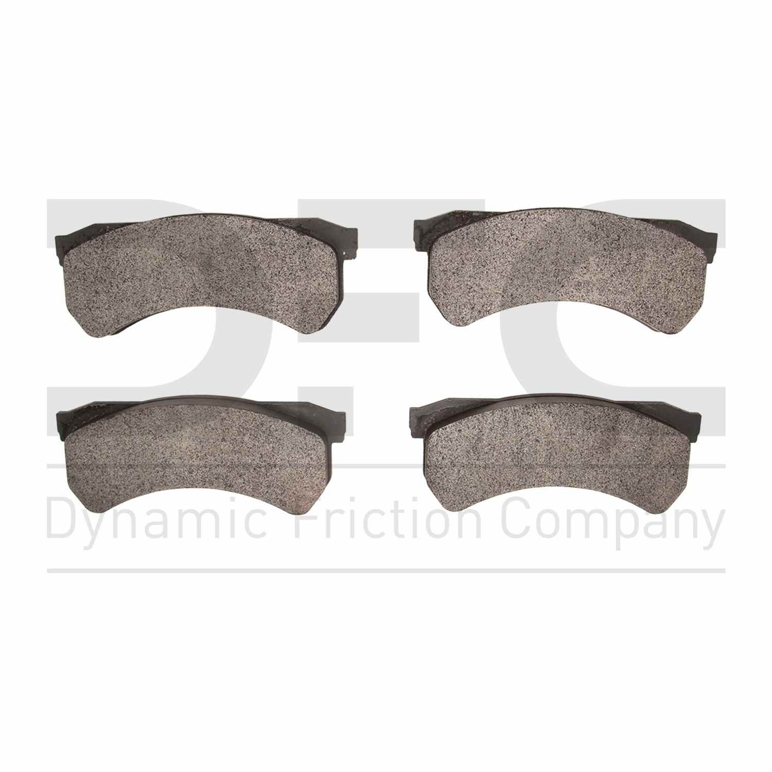 Dynamic Friction Company Disc Brake Pad Set  top view frsport 1214-2175-00