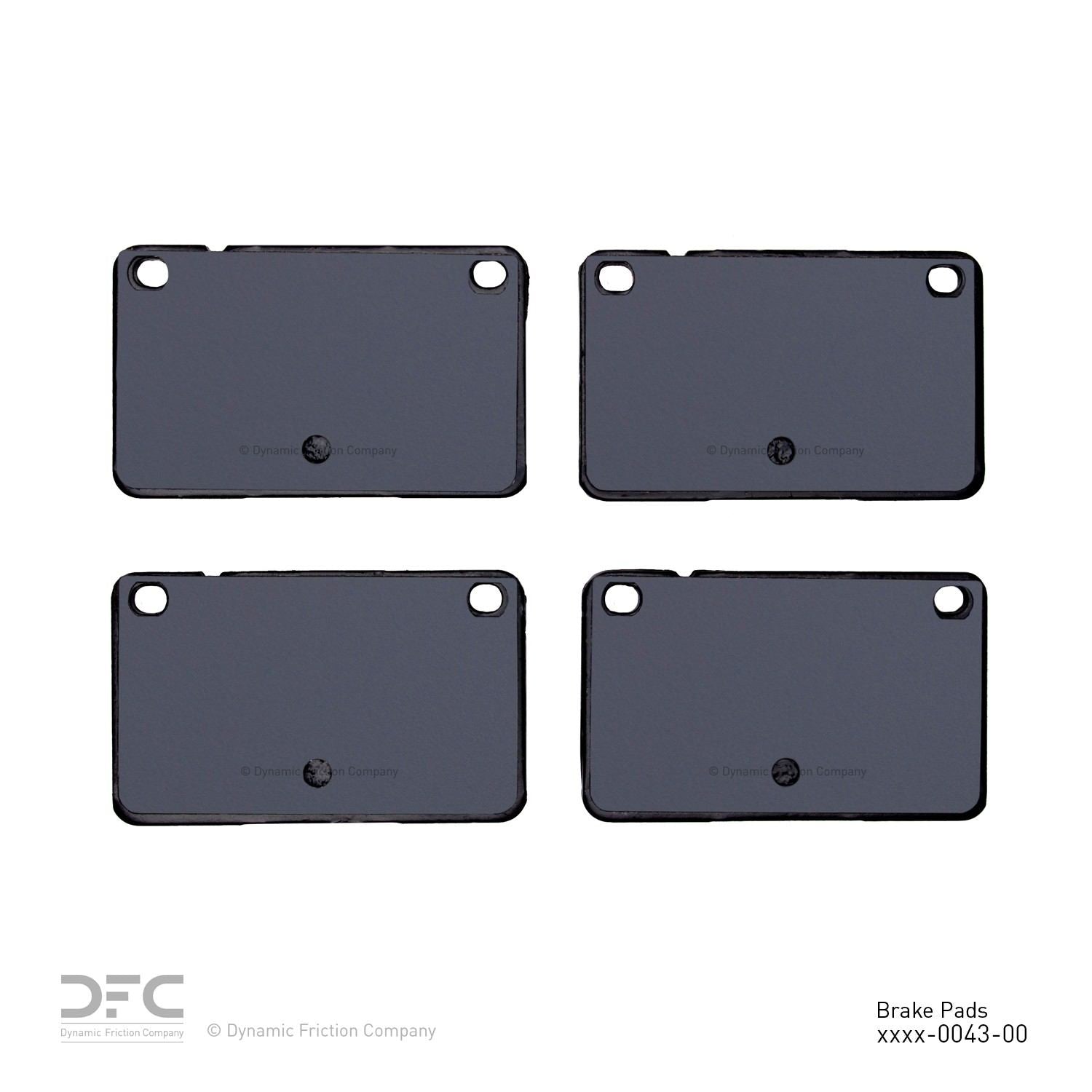 dynamic friction company disc brake pad set  frsport 1310-0043-00