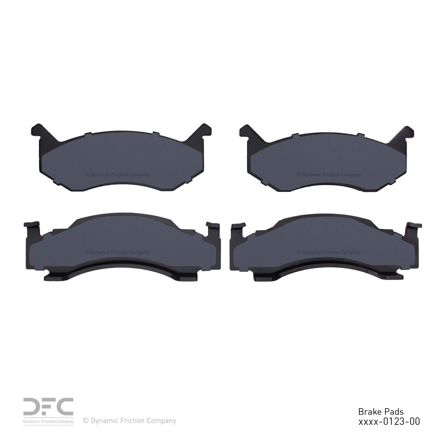 dynamic friction company disc brake pad set  frsport 1310-0123-00