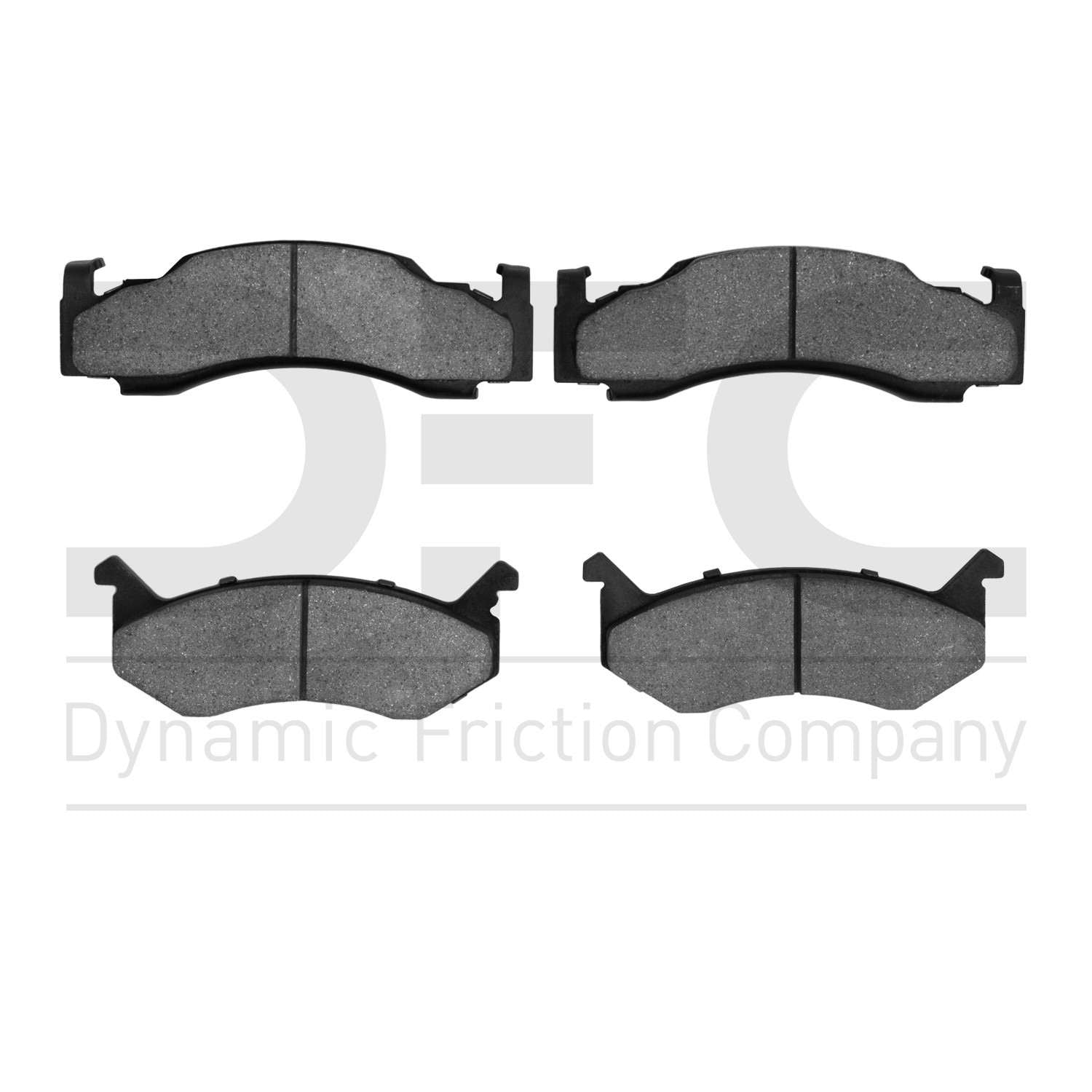 Dynamic Friction Company Disc Brake Pad Set  top view frsport 1310-0123-00