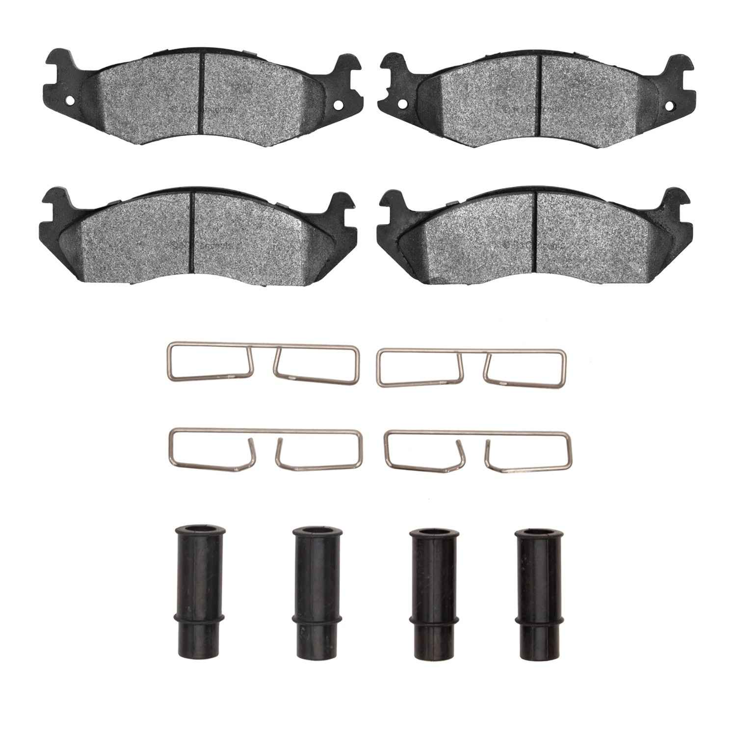 Dynamic Friction Company Disc Brake Pad Set  top view frsport 1310-0203-01