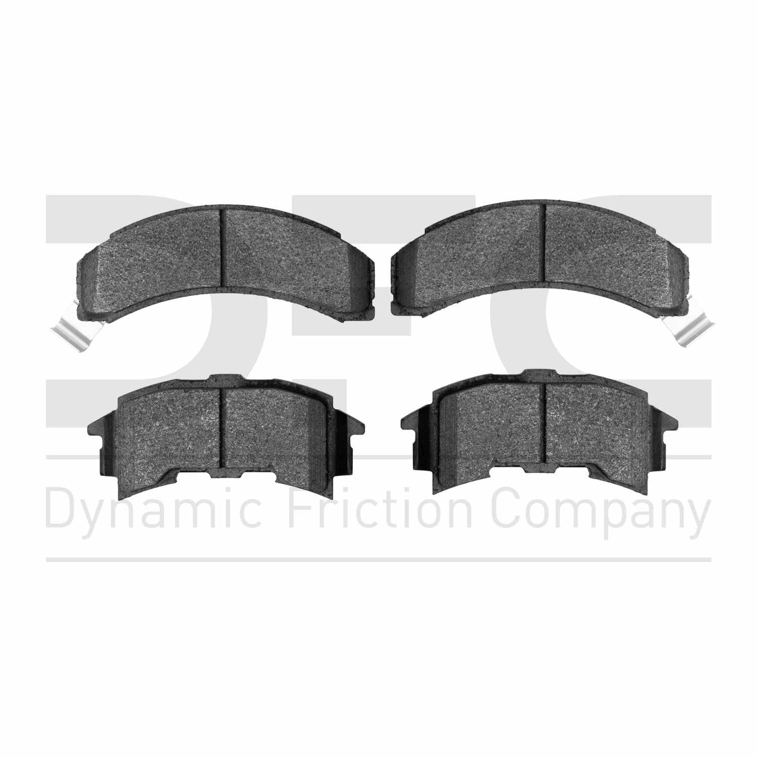 Dynamic Friction Company Disc Brake Pad Set  top view frsport 1310-0262-00