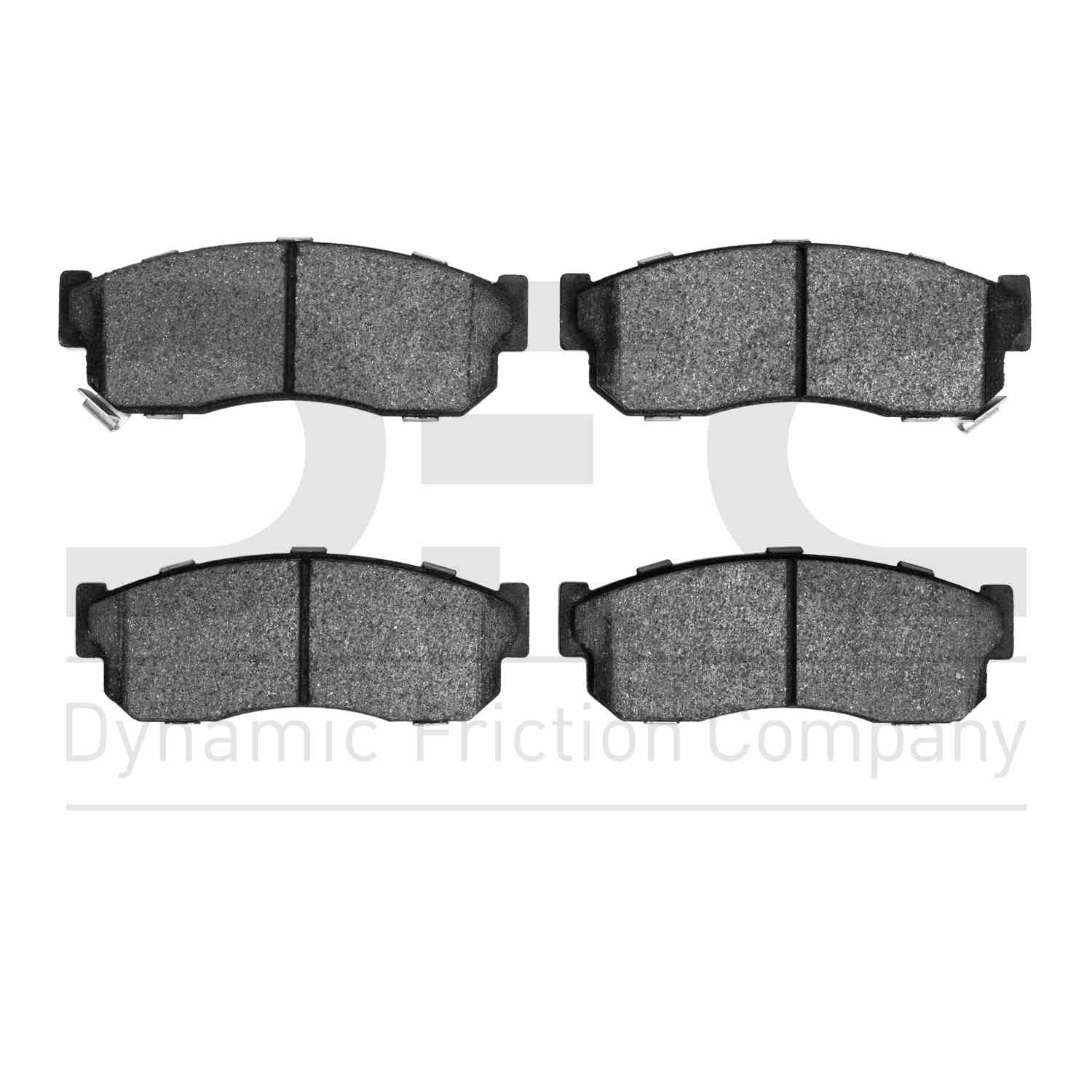 Dynamic Friction Company Disc Brake Pad Set  top view frsport 1310-0275-00