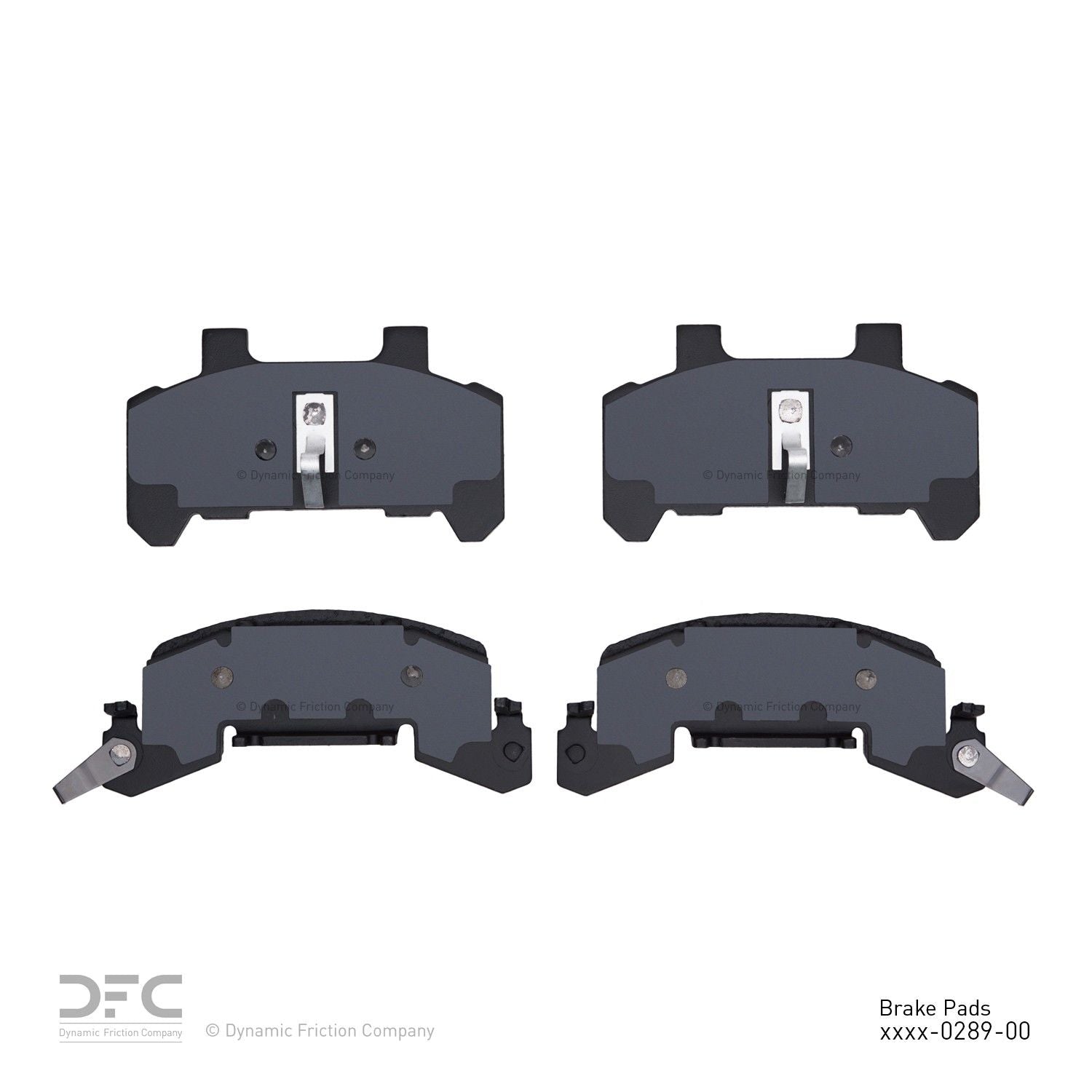 dynamic friction company disc brake pad set  frsport 1310-0289-00