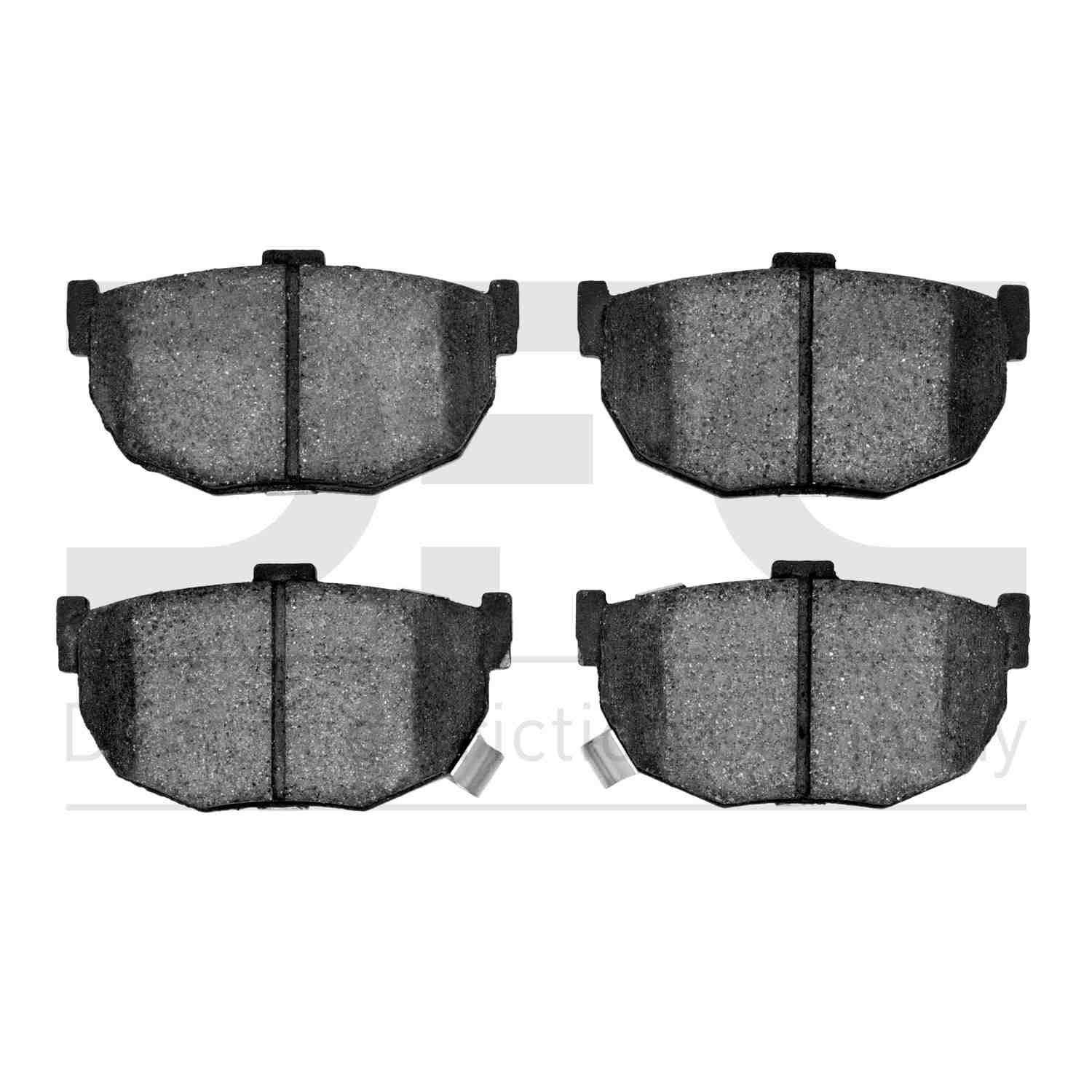 Dynamic Friction Company Disc Brake Pad Set  top view frsport 1310-0323-00