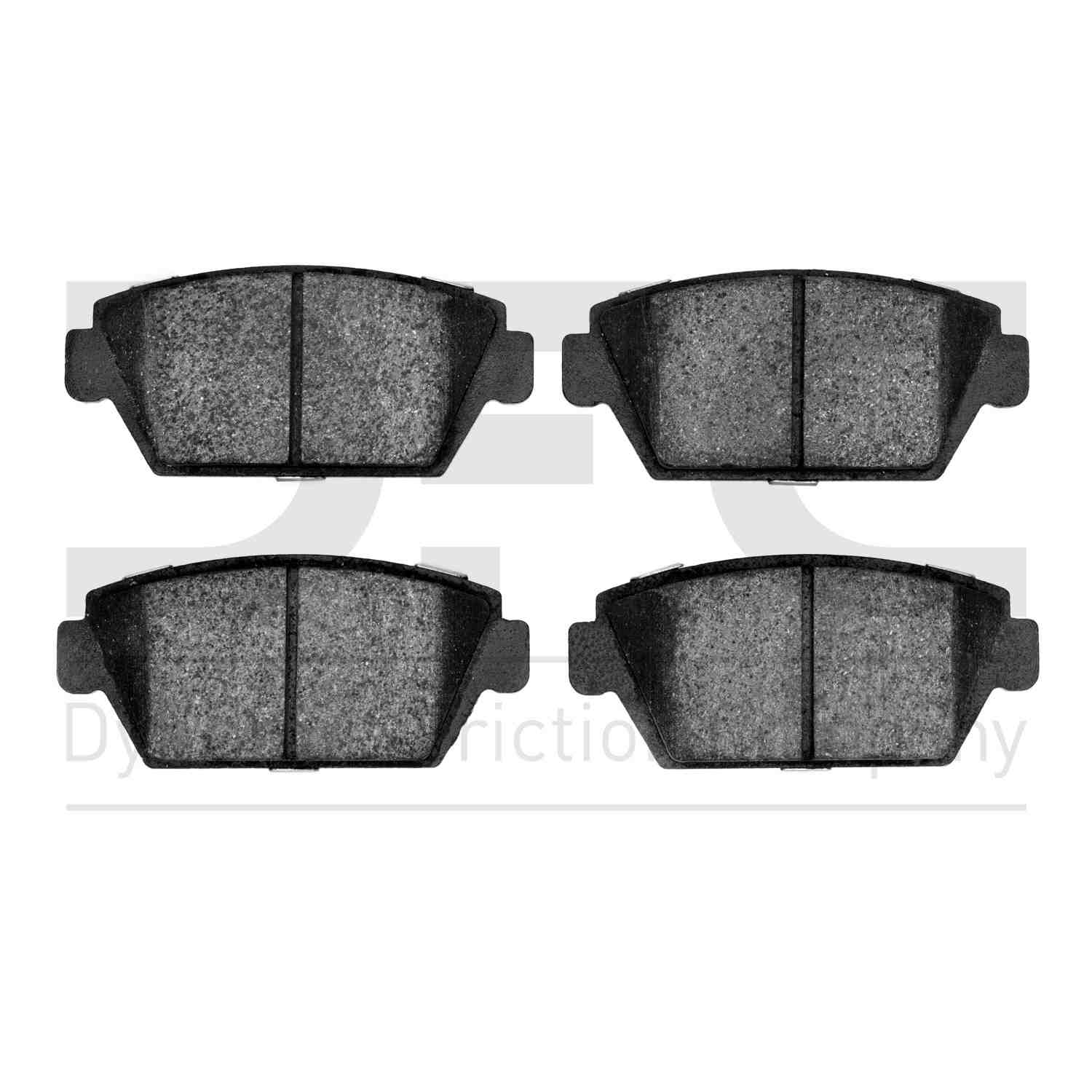 Dynamic Friction Company Disc Brake Pad Set  top view frsport 1310-0329-00