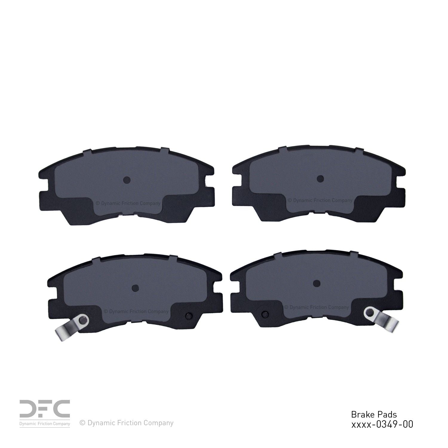 dynamic friction company disc brake pad set  frsport 1310-0349-00