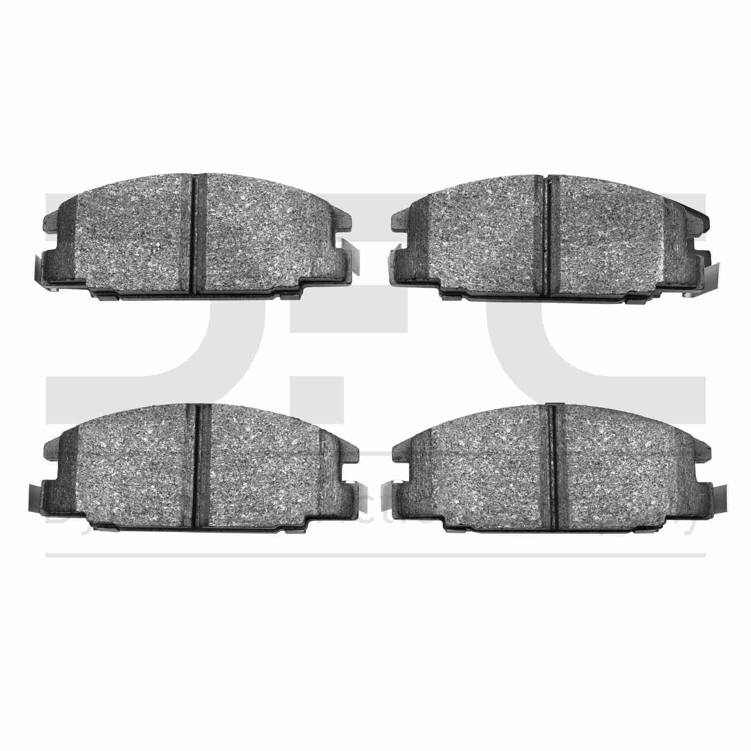 Dynamic Friction Company Disc Brake Pad Set  top view frsport 1310-0363-00