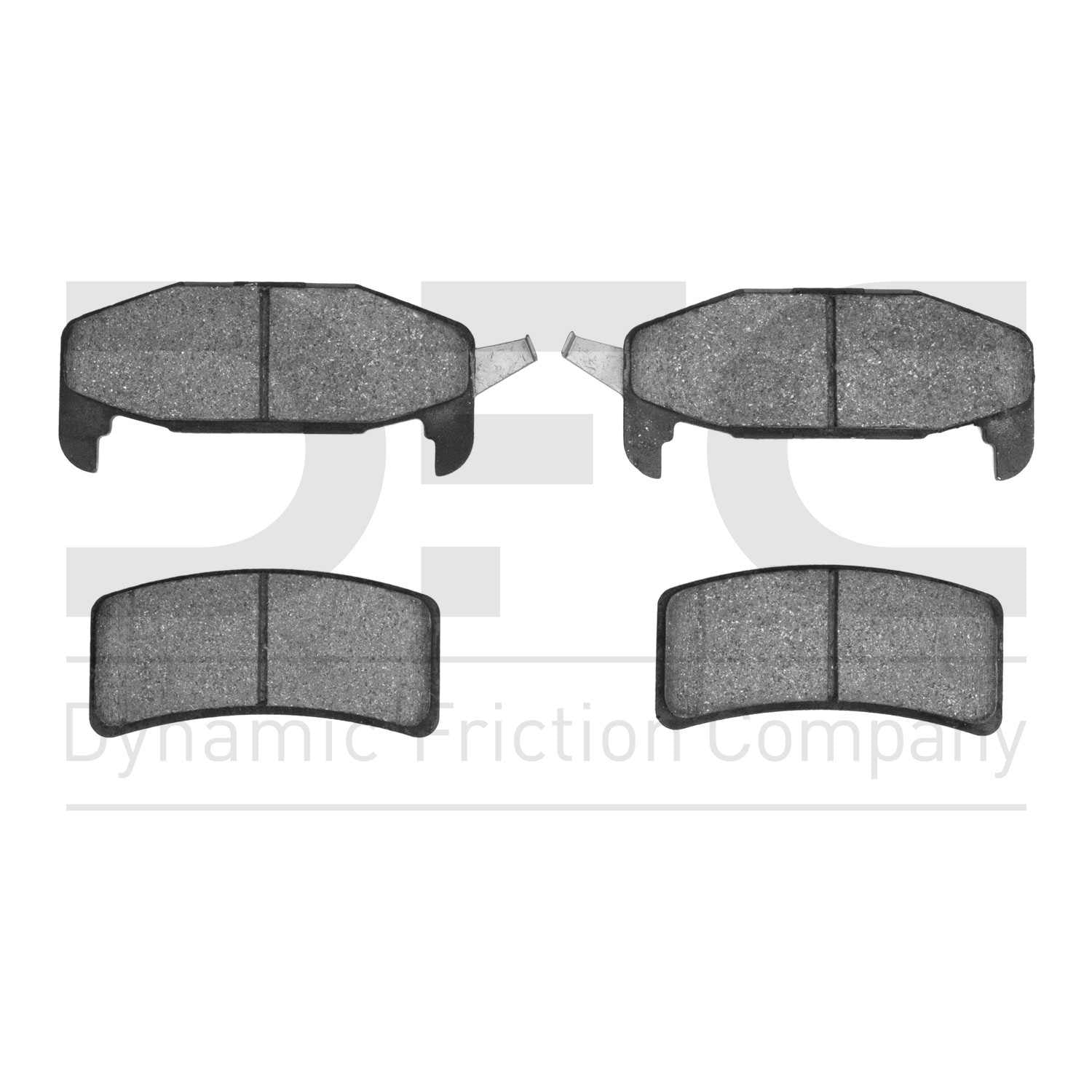 Dynamic Friction Company Disc Brake Pad Set  top view frsport 1310-0377-00